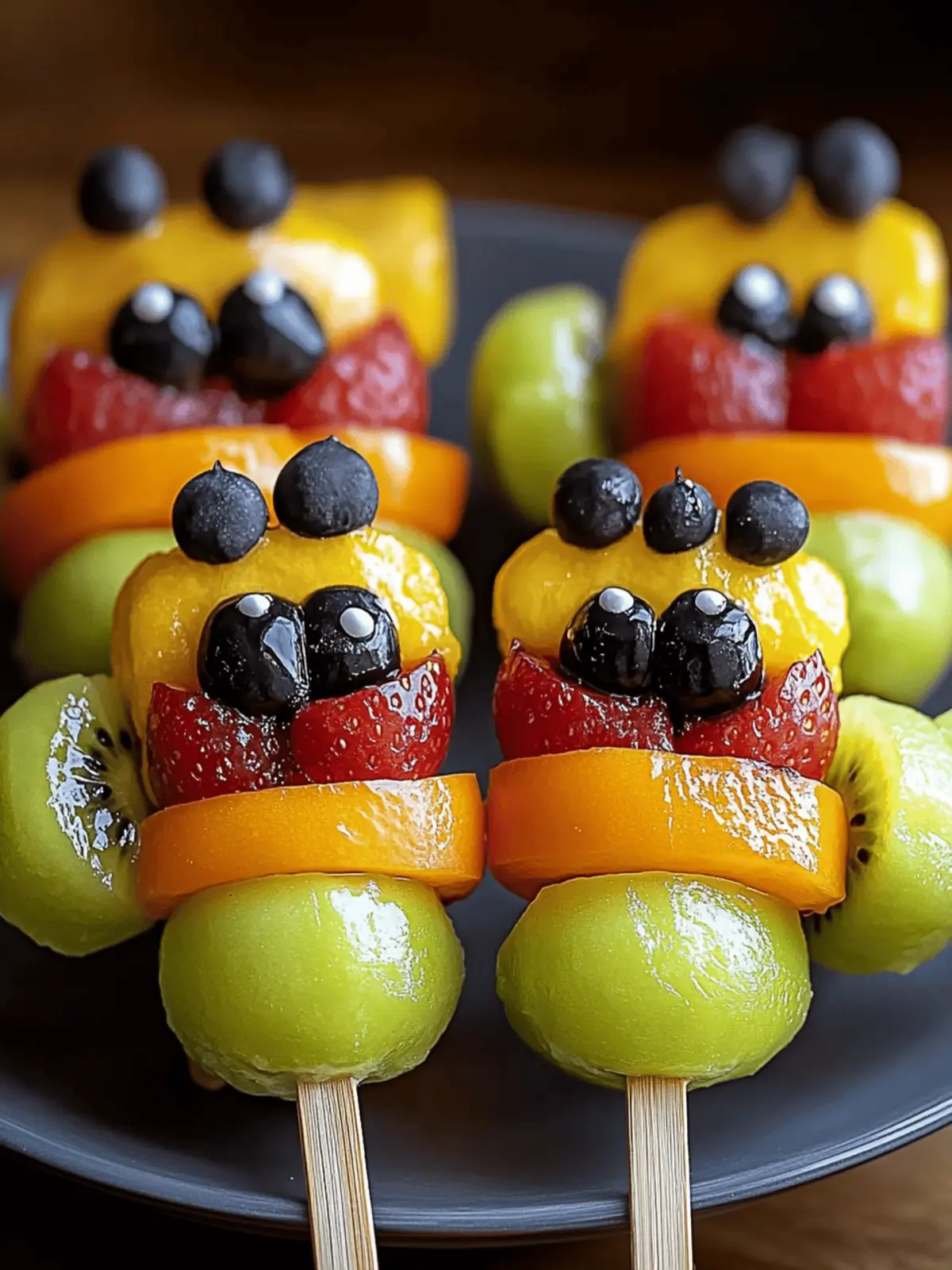 Deliciously Fun Monster Fruit Skewers for Halloween Joy