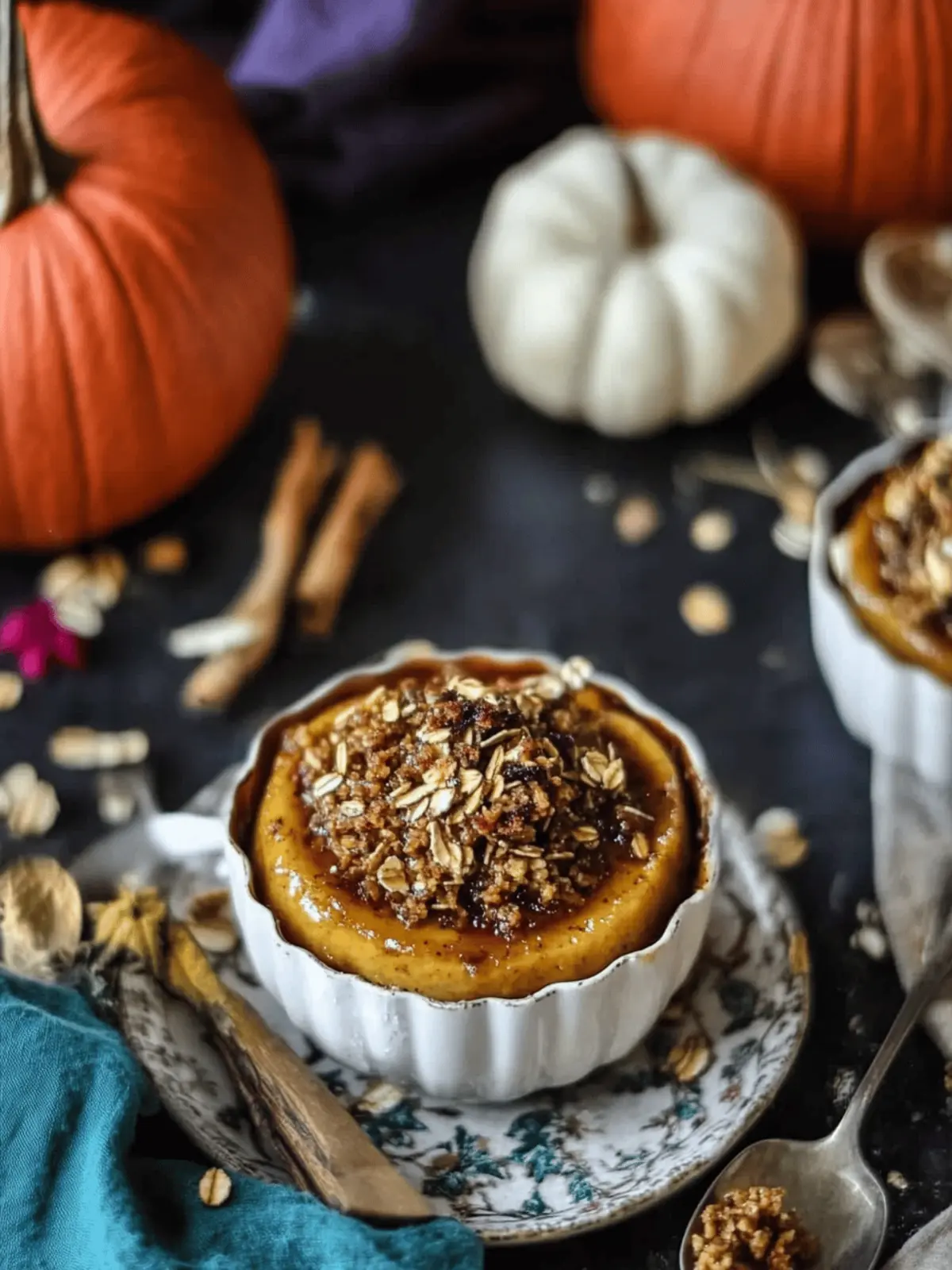 Brûlée Your Breakfast with Pumpkin Pie Oatmeal Delight 2 Pumpkin Pie Oatmeal Brûlée