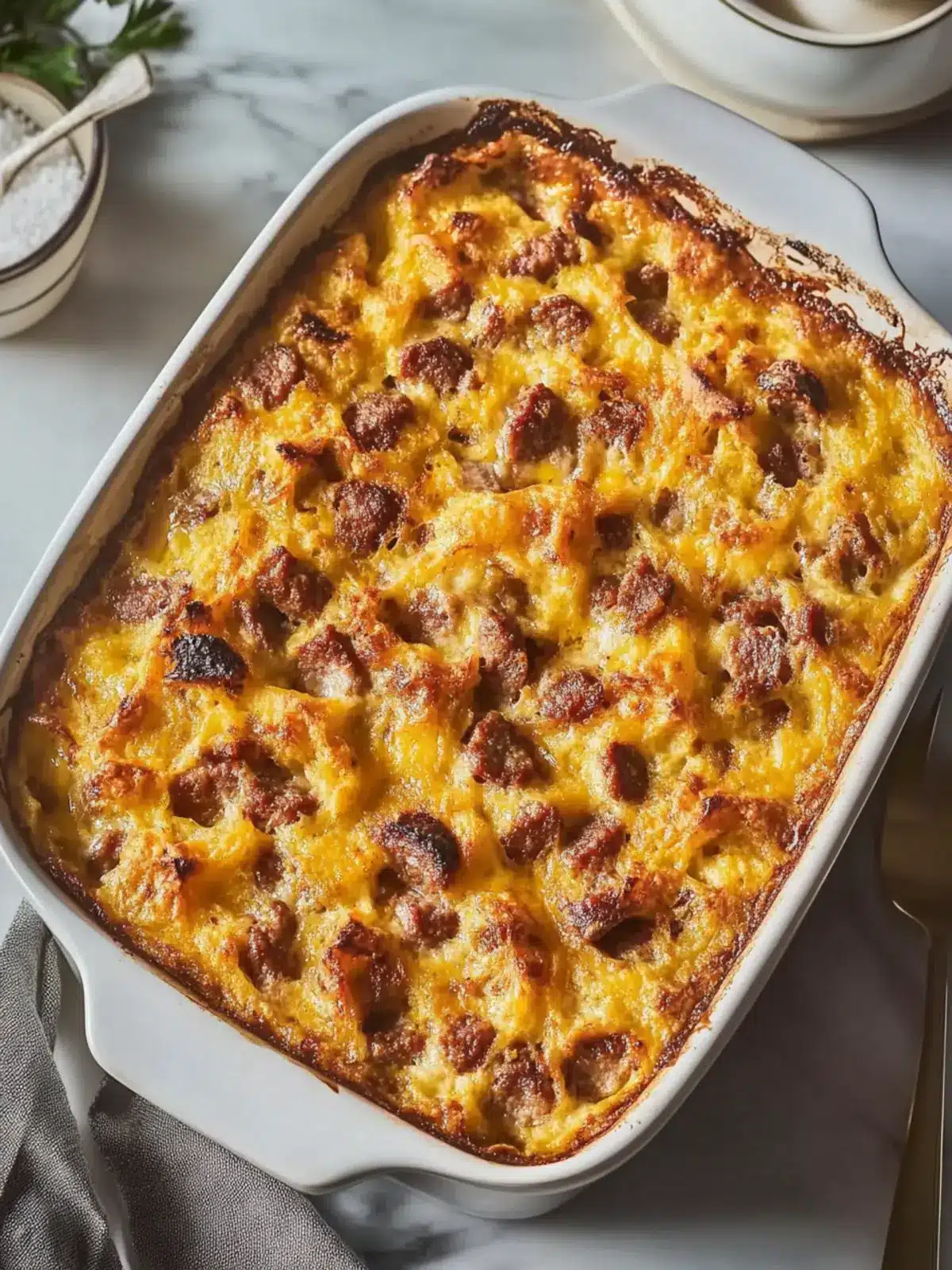 Ultimate Sausage Breakfast Casserole Recipe for Lazy Mornings 3 Sausage Breakfast Casserole Recipe
