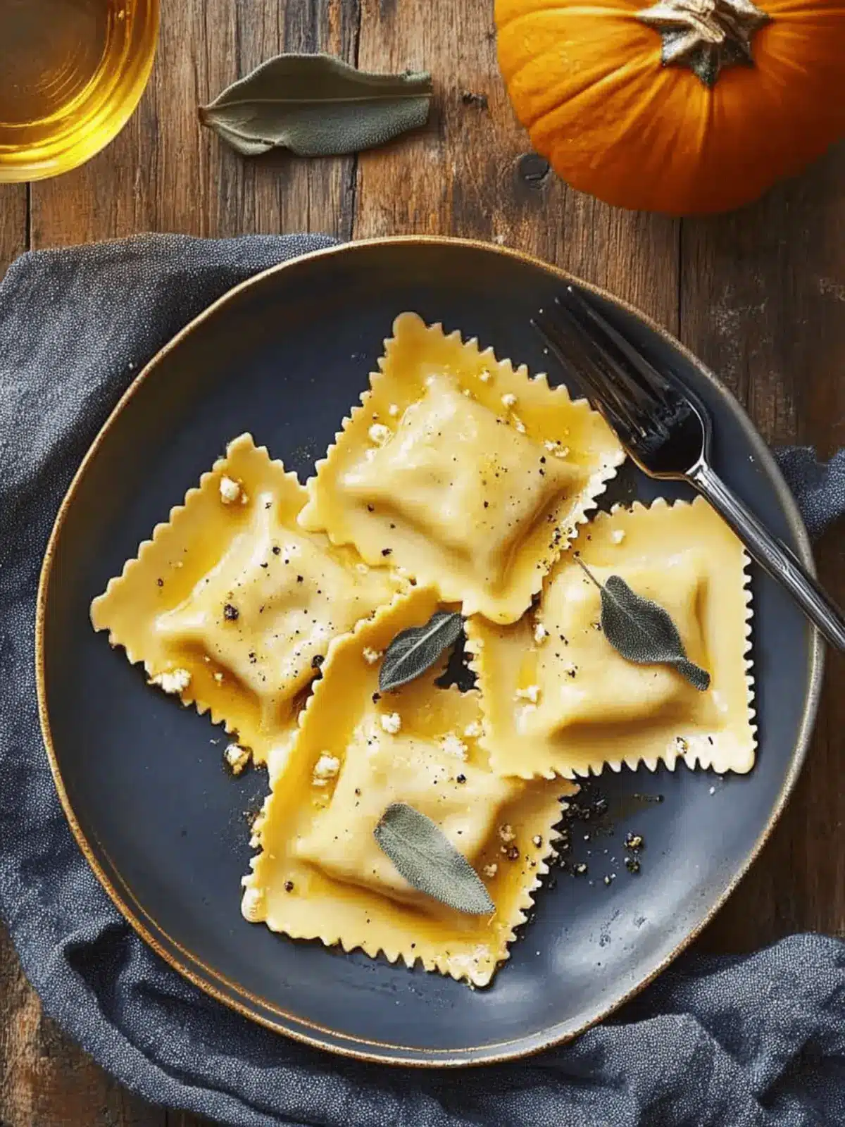Savory Pumpkin-Gorgonzola Ravioli Perfect for Cozy Dinners 4 Pumpkin-Gorgonzola Ravioli