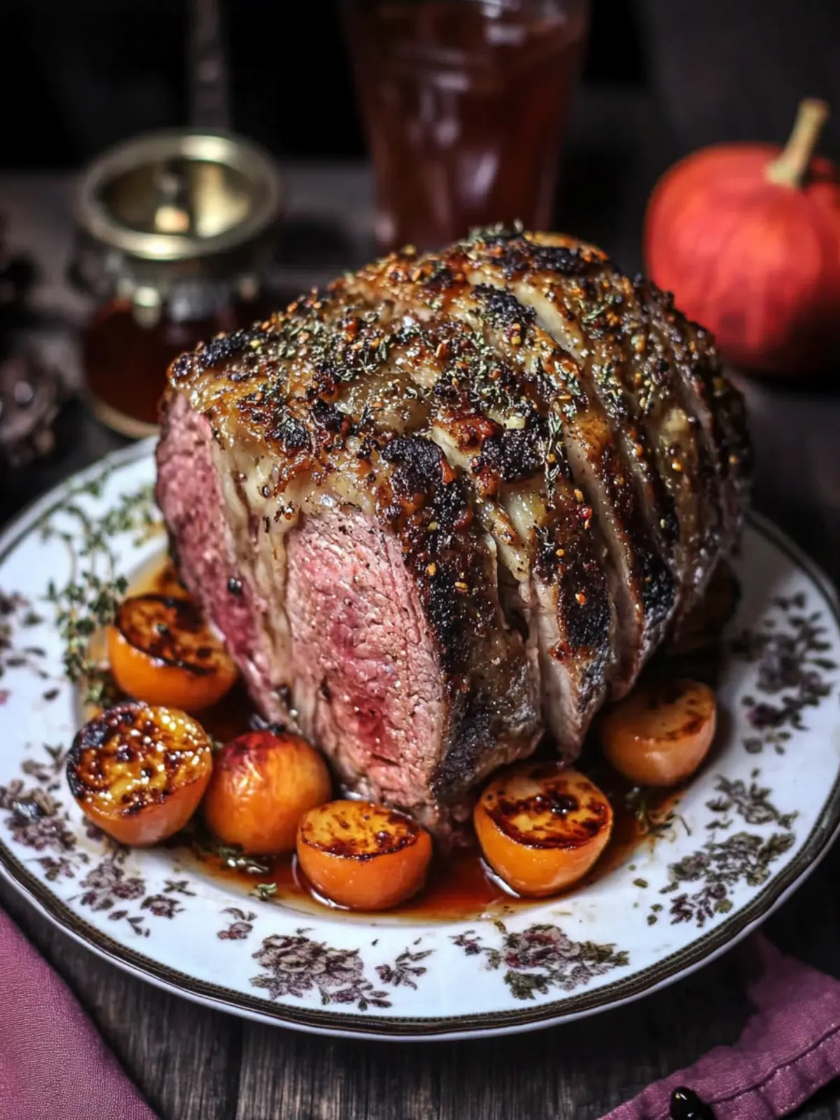 Perfect Pork Roast with Warm Persimmon Sauce for Festive Feasts 3 Pork Roast with Warm Persimmon Sauce