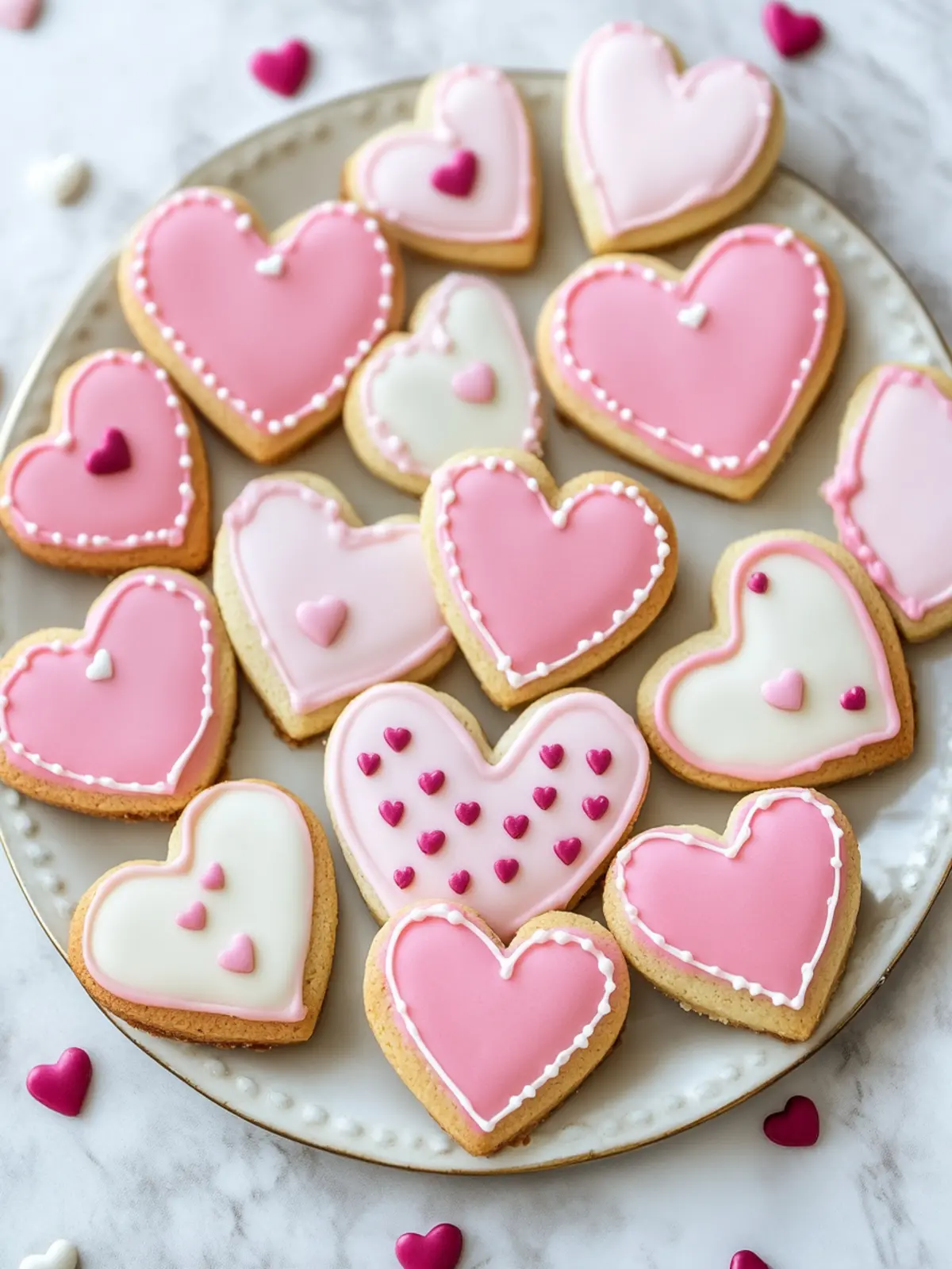 Valentines Day Heart Cookies