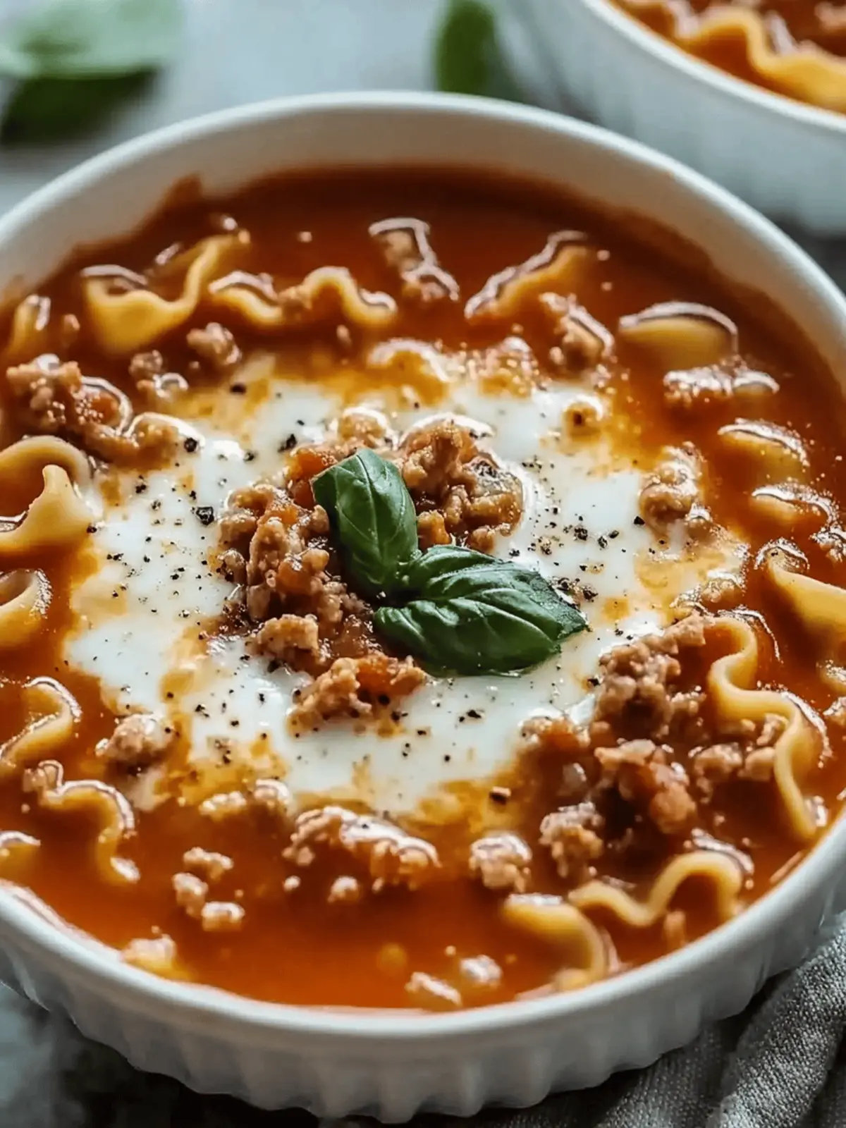Easy Lasagna Soup Recipe: Cozy 40-Minute Family Favorite 2 Easy Lasagna Soup Recipe | Quick & Hearty 40-Minute Meal