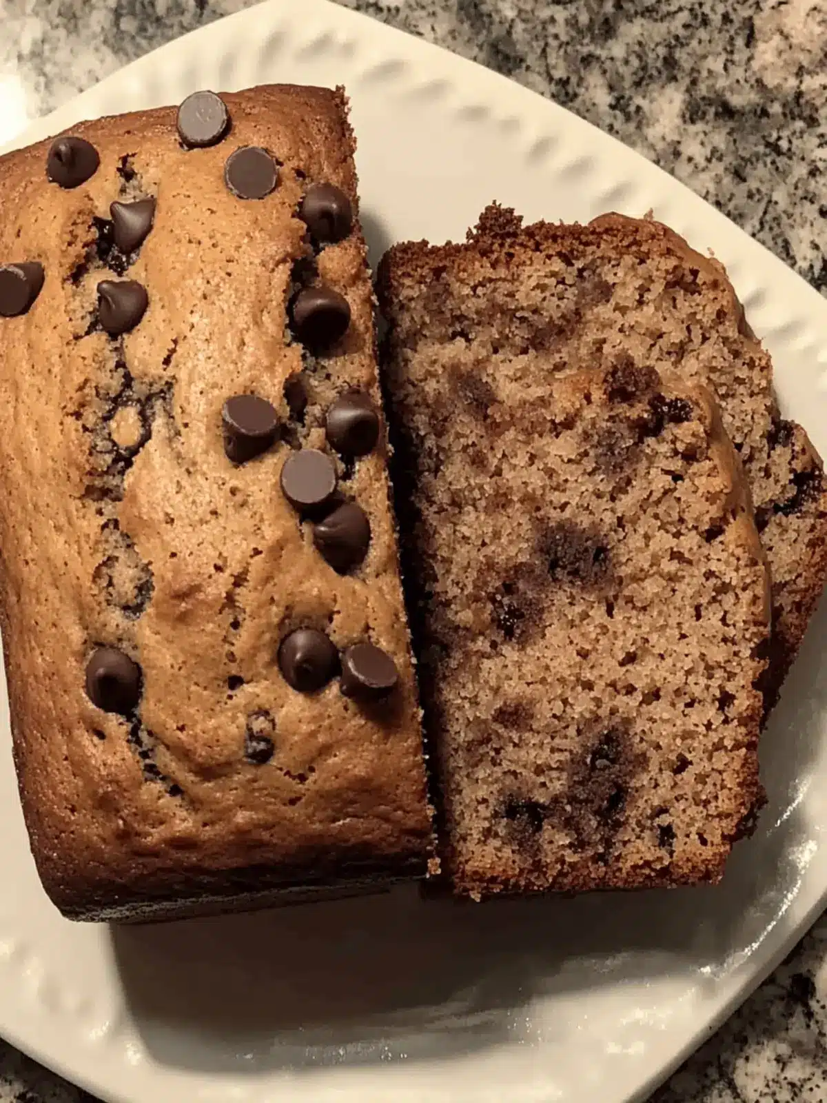 Irresistible Milk Chocolate Chip Banana Bread Bliss 2 Milk Chocolate Chip Banana Bread