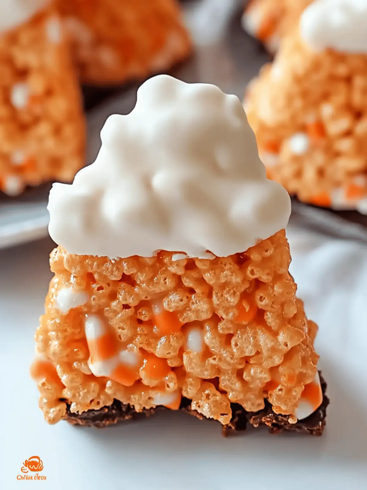Delicious Candy Corn Rice Krispie Treats for Fall Fun 3 Candy Corn Rice Krispie Treats