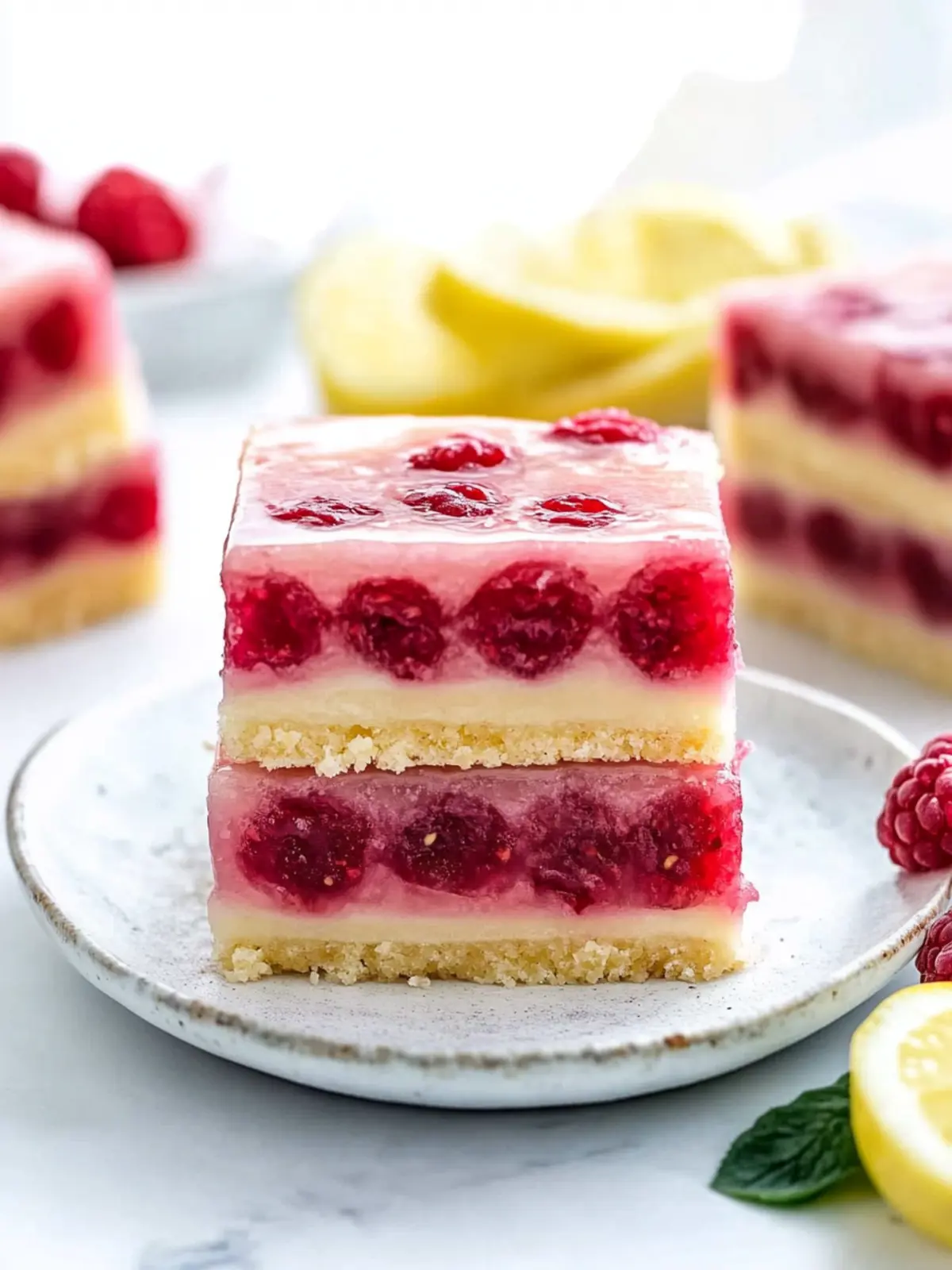 Lemon Raspberry Bars