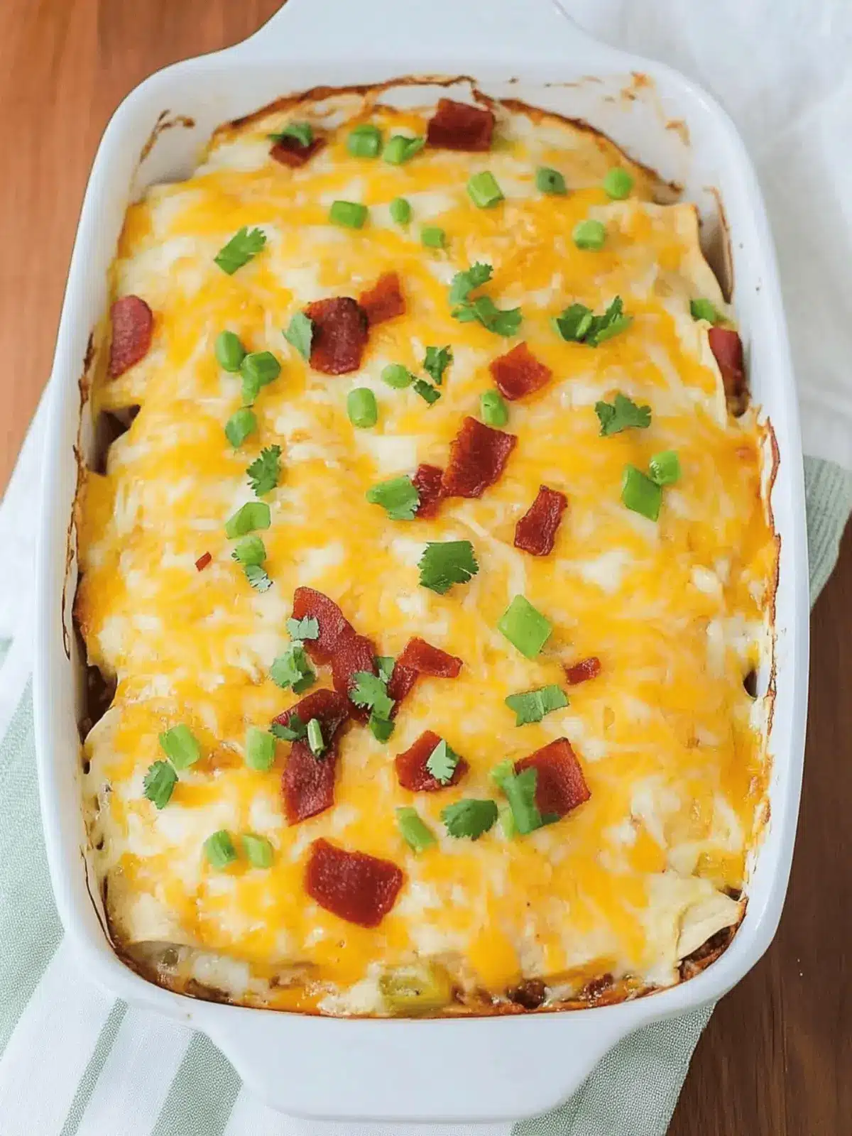 Breakfast Enchilada Casserole: Easy Comfort Food Delight 2 Breakfast Enchilada Casserole