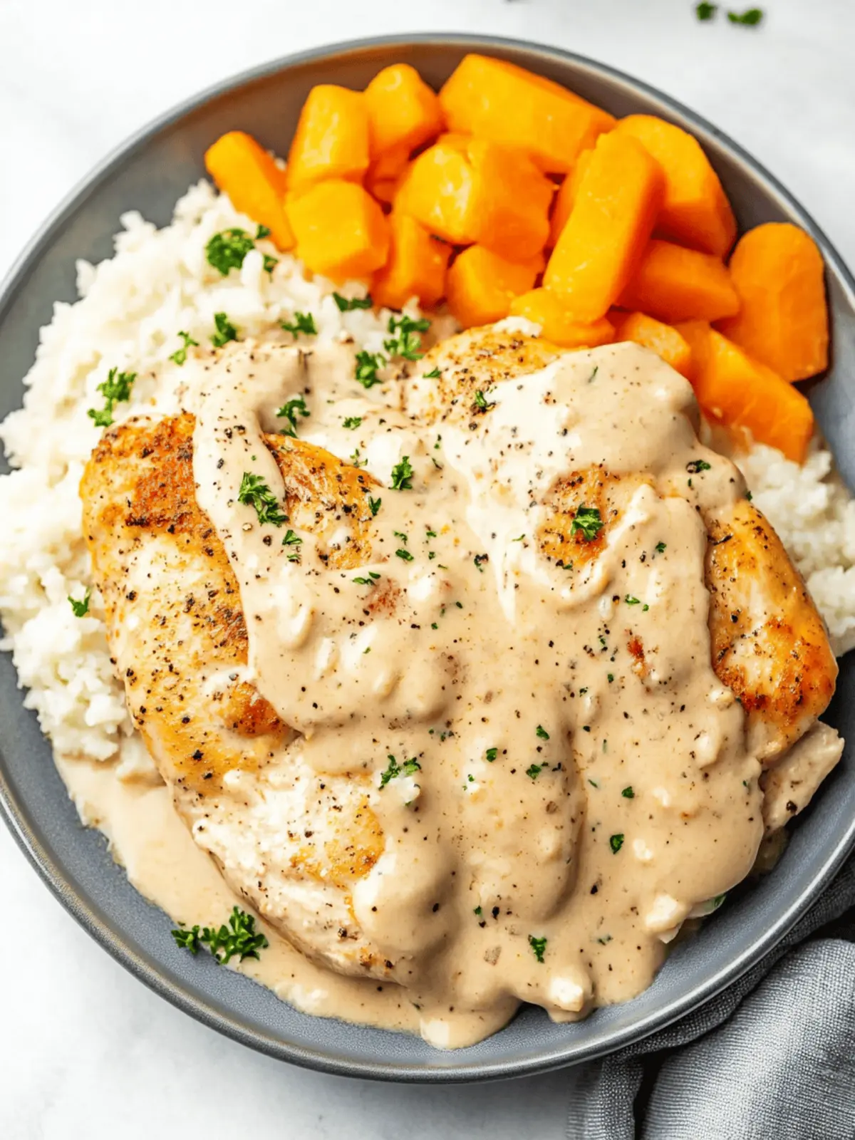 Easy Cream Cheese Chicken in Savory Garlic Herb Sauce 4 Easy Cream Cheese Chicken