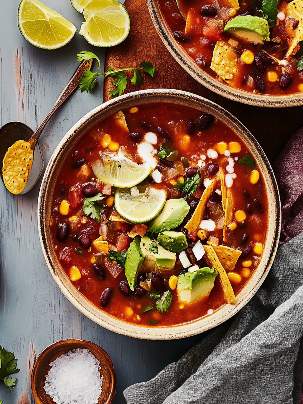 Vegetarian Tortilla Soup