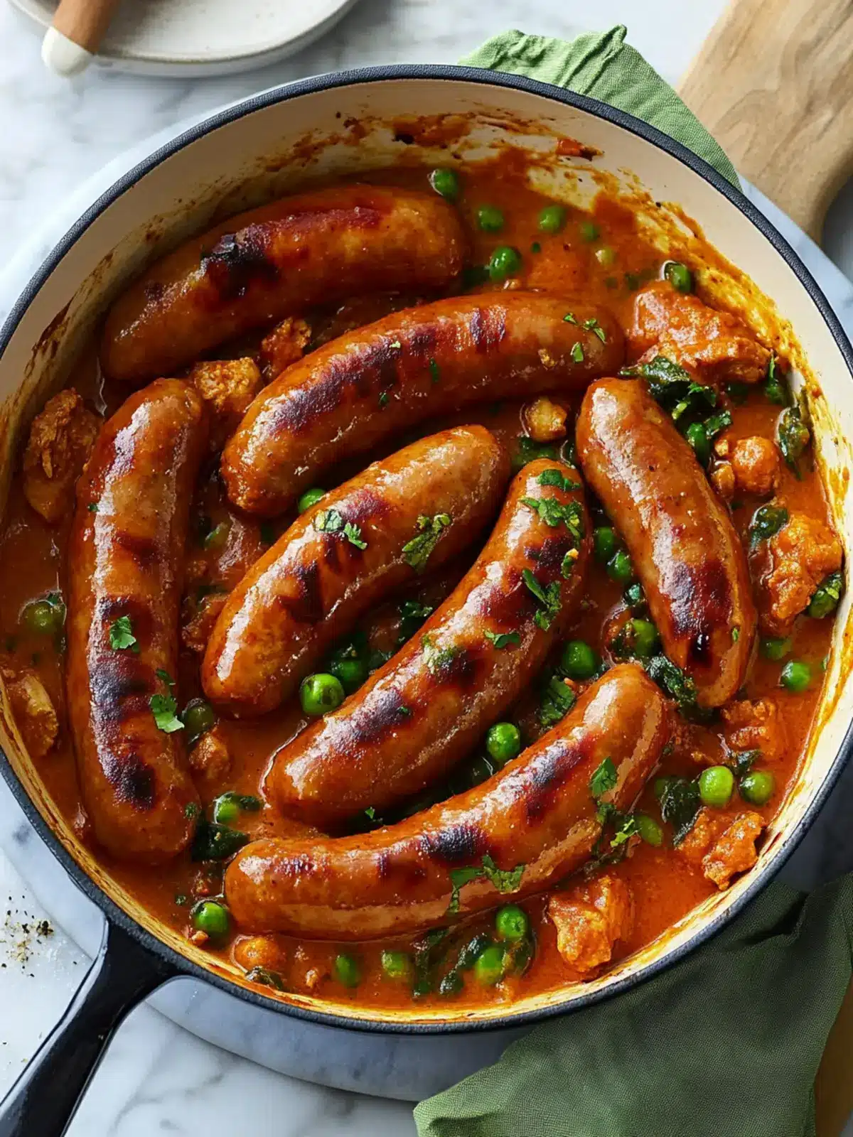 Delicious Slow Cooked Butter Chicken Sausages for Cozy Nights 3 Slow Cooked Butter Chicken Sausages