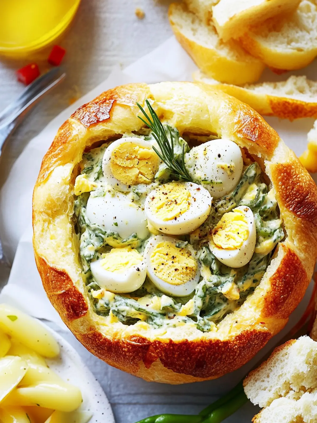 Egg Salad Cob