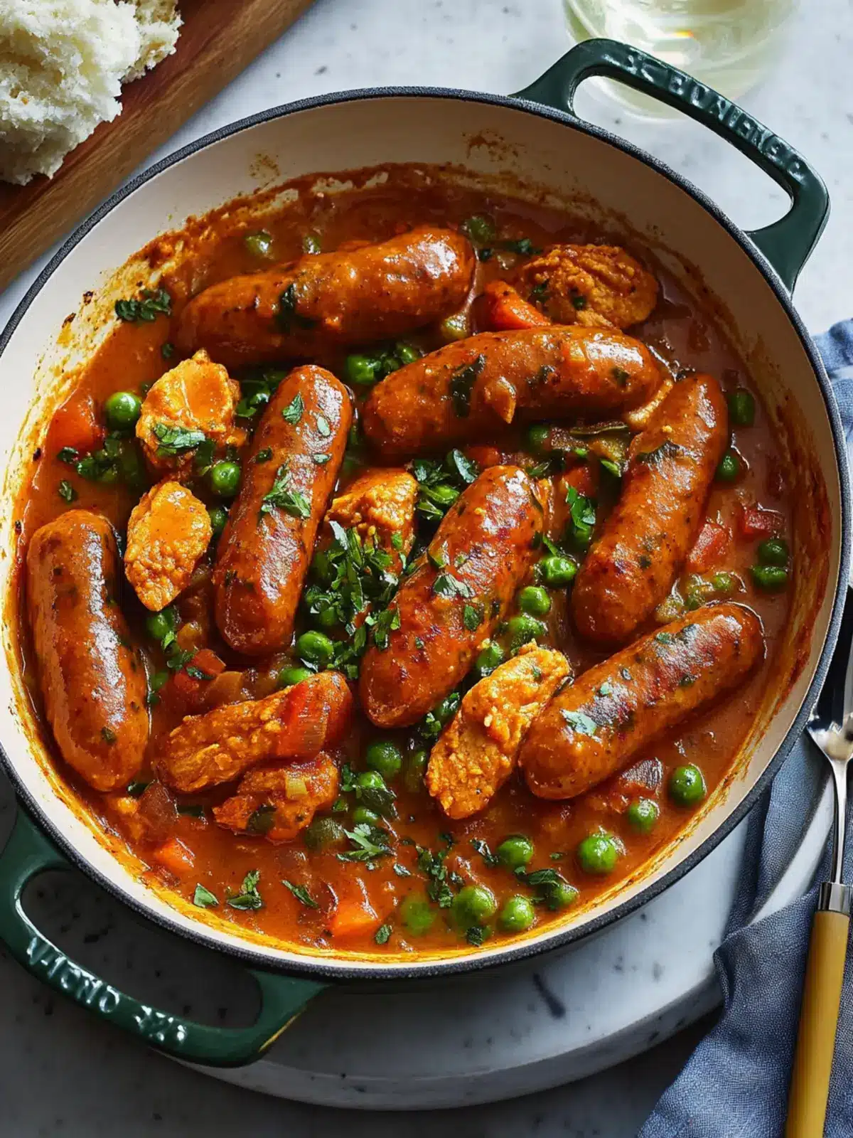 Delicious Slow Cooked Butter Chicken Sausages for Cozy Nights 2 Slow Cooked Butter Chicken Sausages