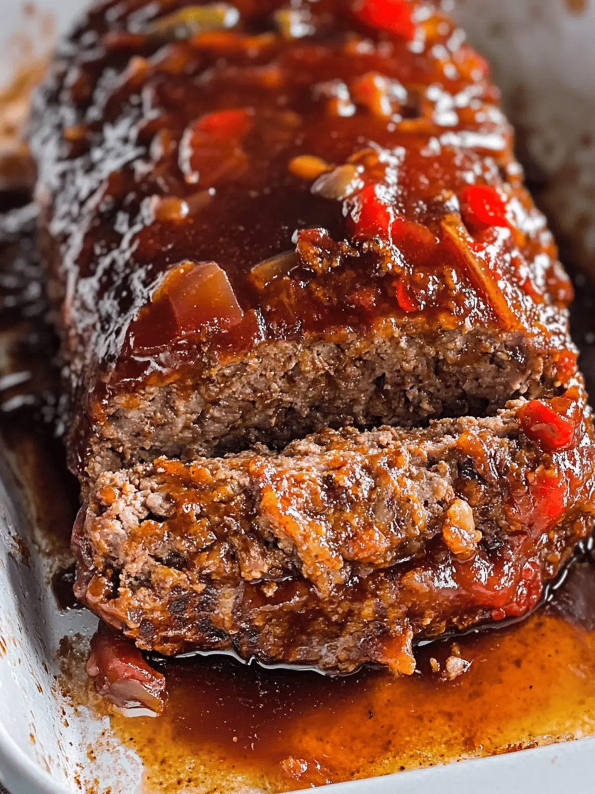 The Best Bourbon Glaze Meatloaf
