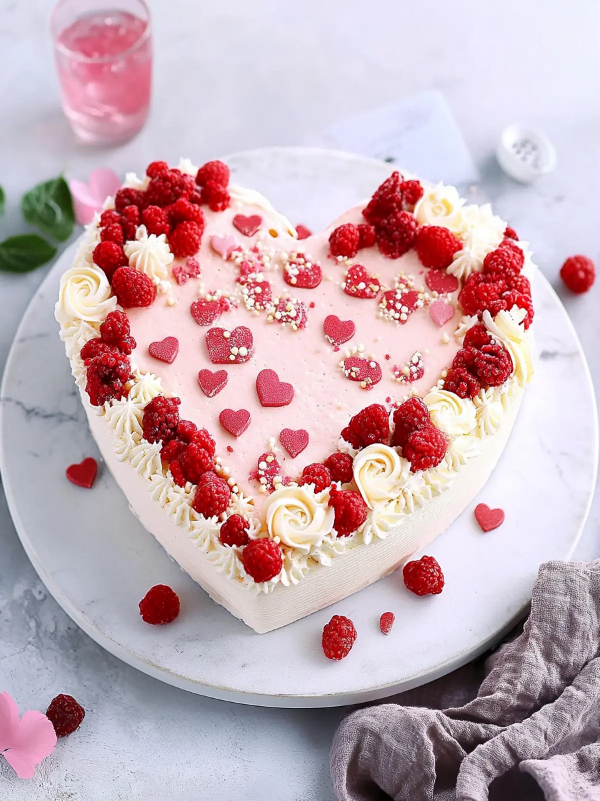 Easy Heart Shaped Cake Tutorial
