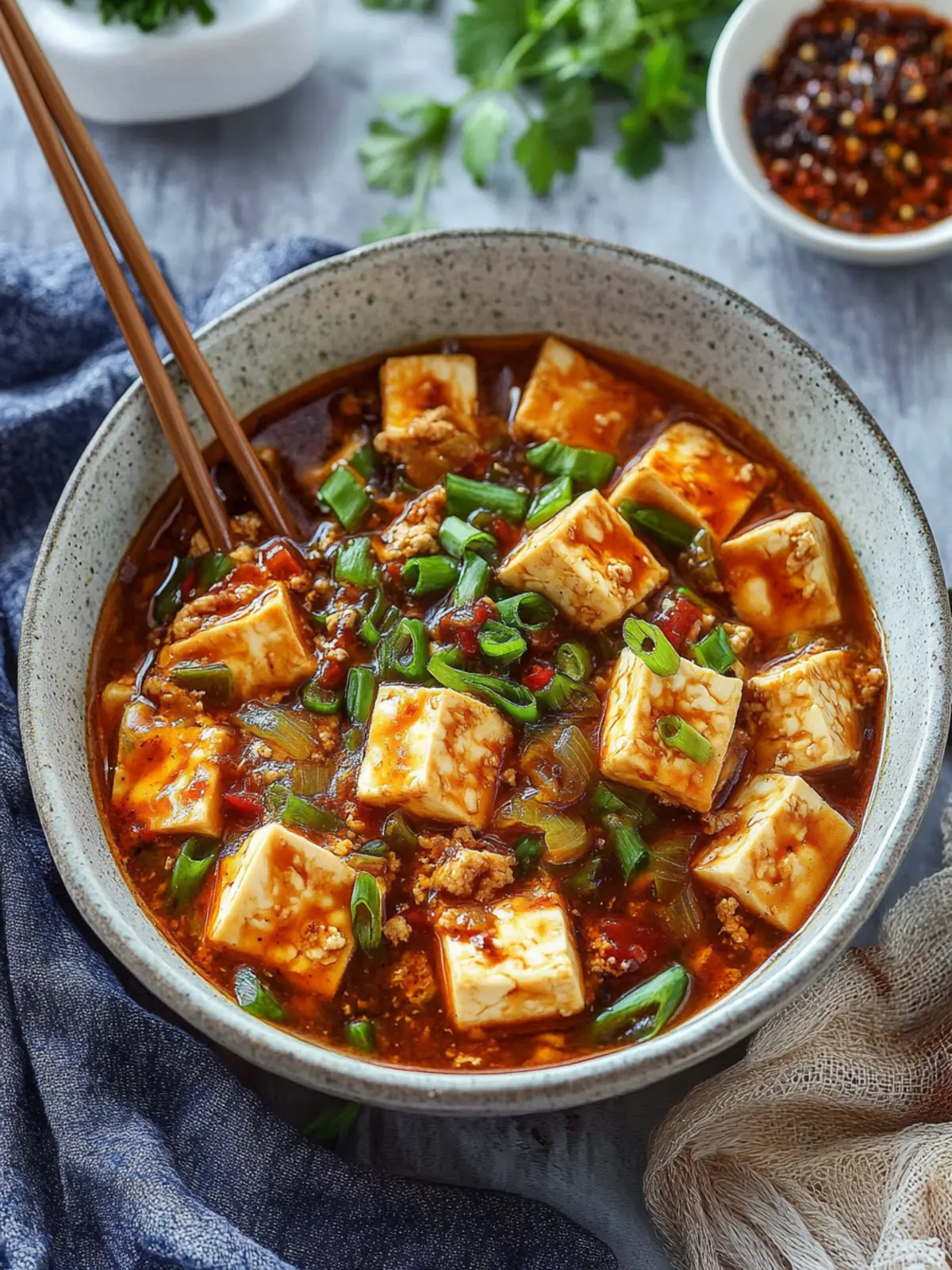 Mapo tofu, the authentic way (éº»å©è±è)