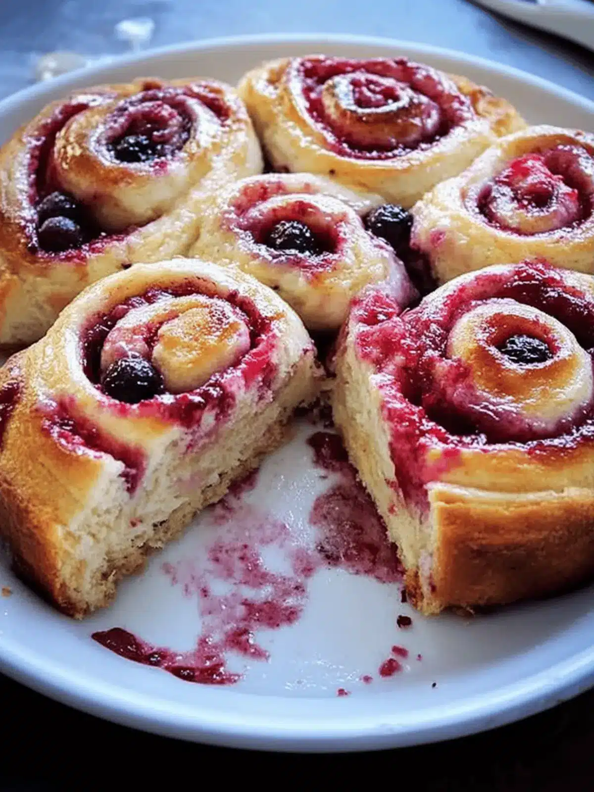 White Chocolate and Berry Scrolls That Melt in Your Mouth 3 White chocolate and berry scrolls (Chelsea s buns)