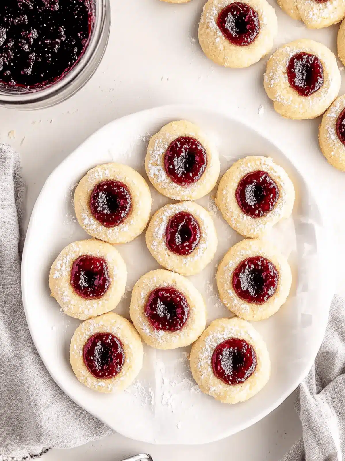 Irresistible Jam Thumbprint Cookies for Holiday Bliss 4 Jam Thumbprint Cookies