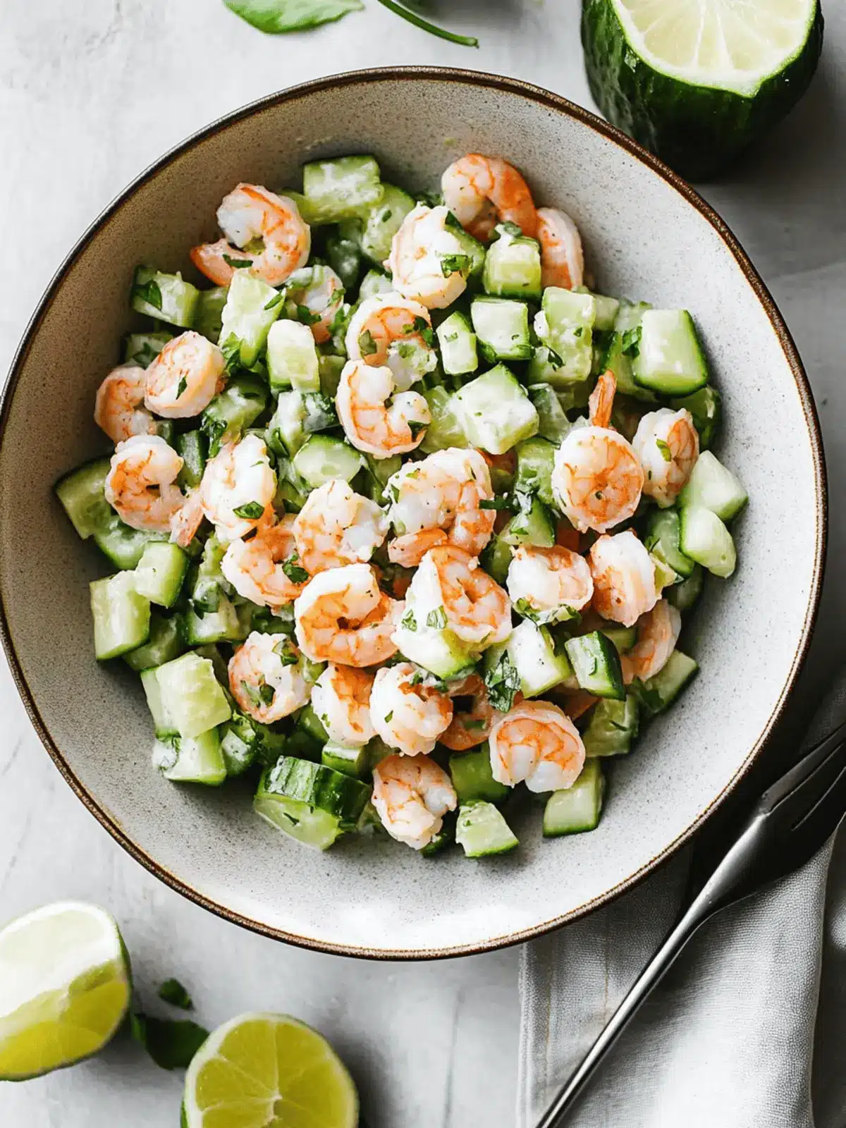 Cucumber Shrimp Salad