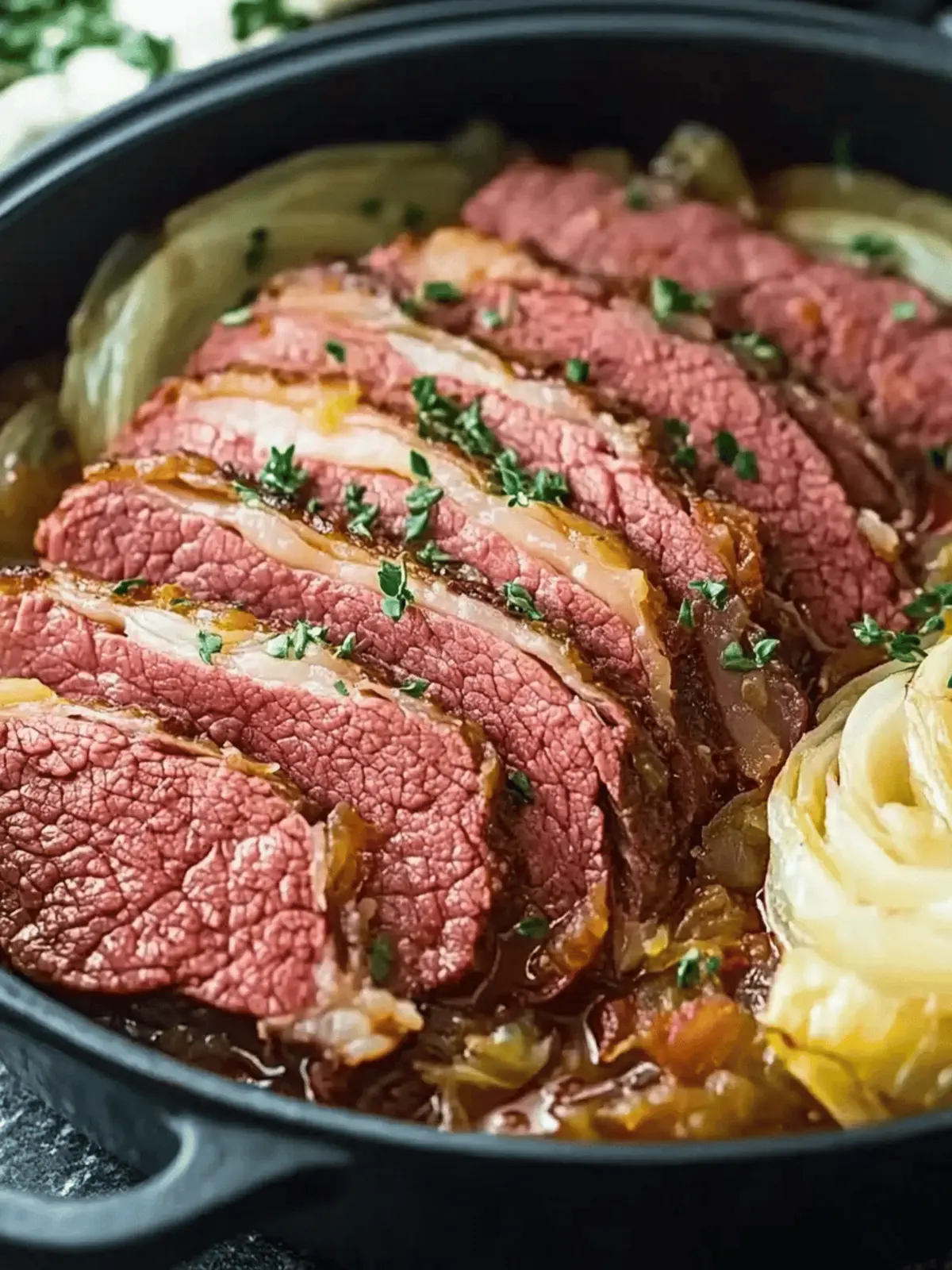 Slow Cooker Corned Beef and Cabbage