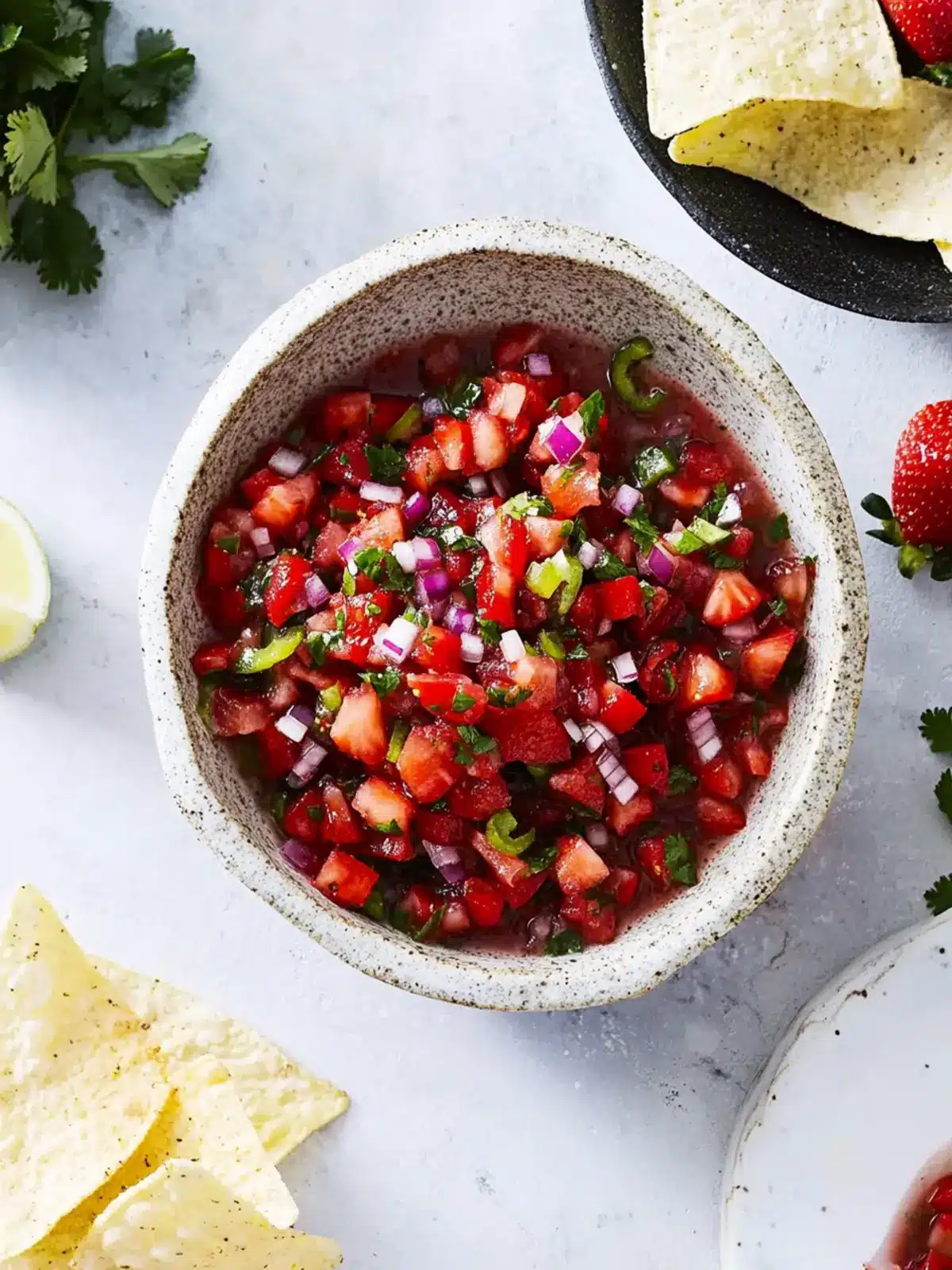 Zesty Spicy Strawberry and Jalapeño Salsa for Summer Fun 3 Spicy Strawberry and Jalapeño Salsa
