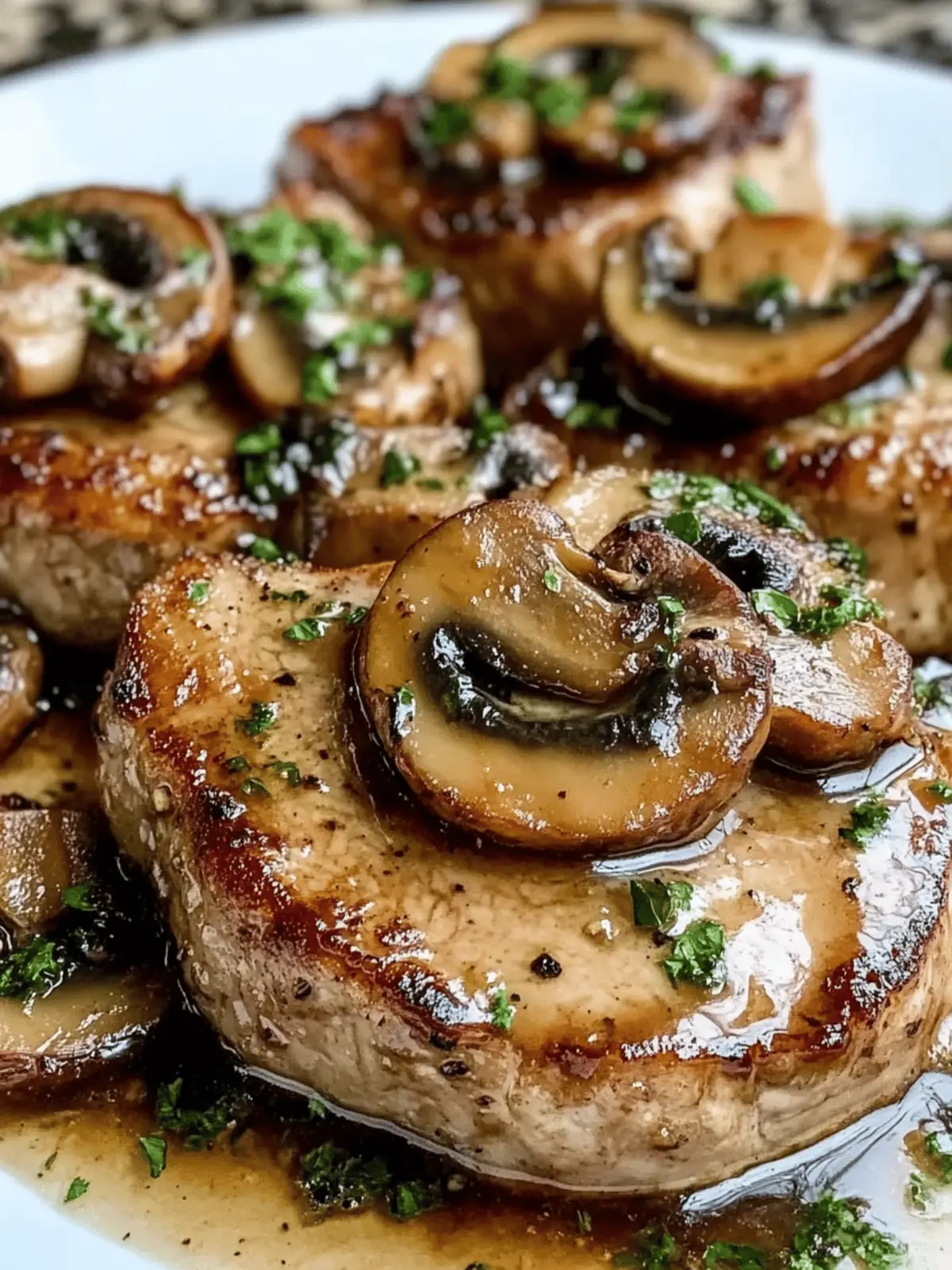 Garlic Butter Mushroom Pork Chops to Make Dinner Delightful 2 Garlic Butter Mushroom Pork Chops make dinner delightful!