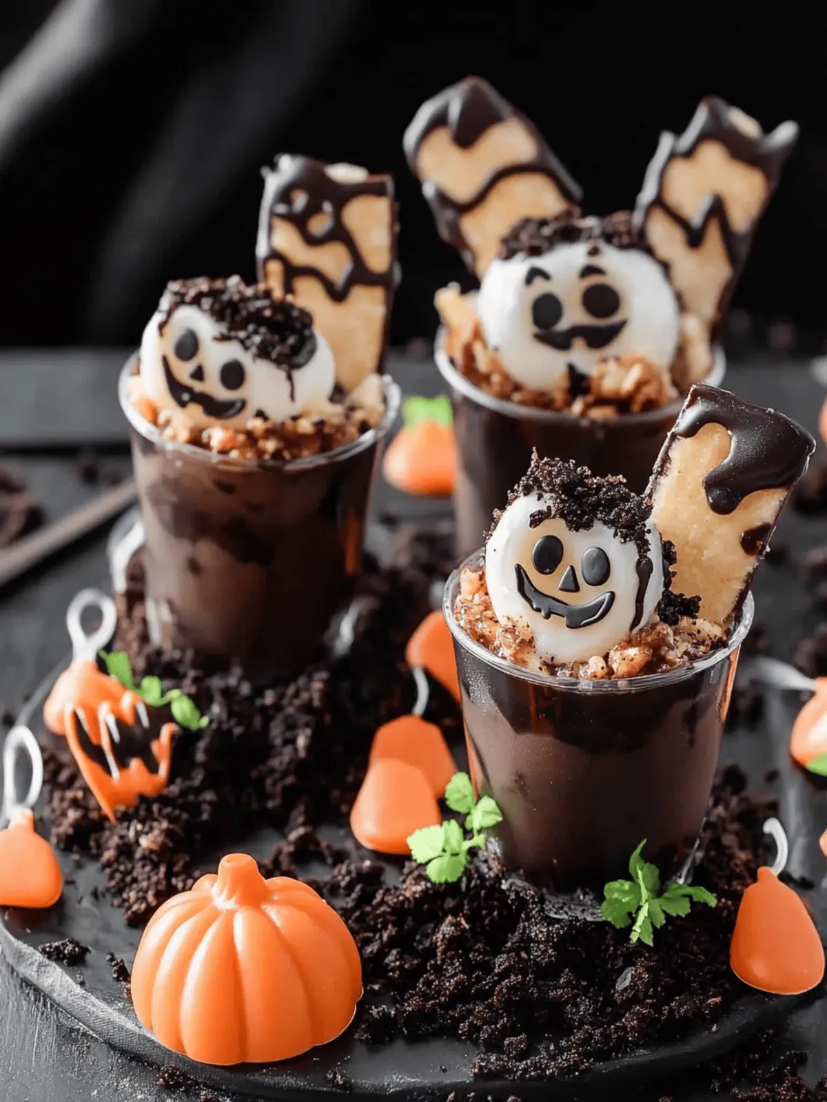 Halloween Dirt Pudding Cups That Wow Your Guests Instantly 3 Halloween Dirt Pudding Cups