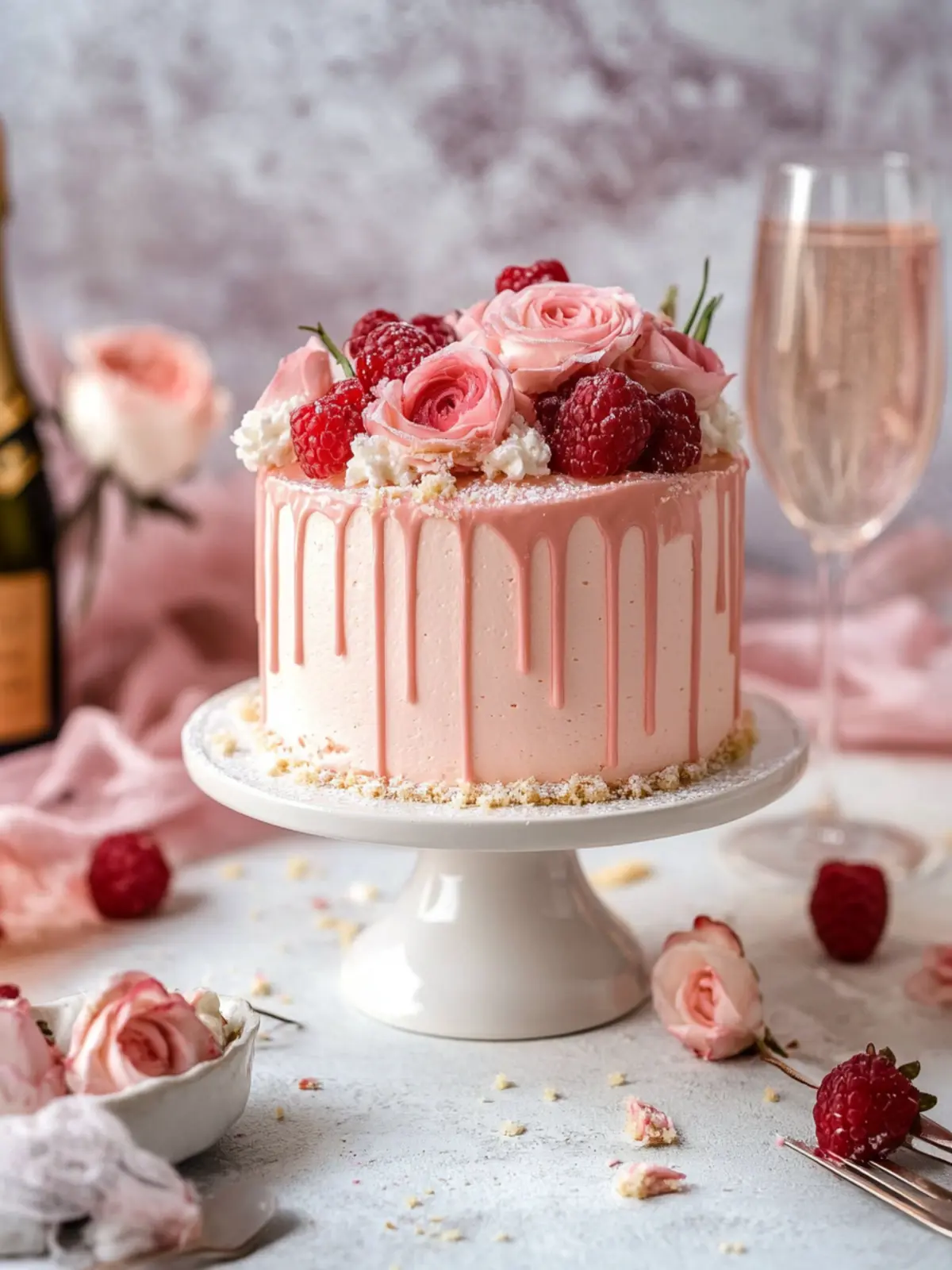Savor the Sweetness: Irresistible Pink Champagne Cake Recipe 2 Pink Champagne Cake