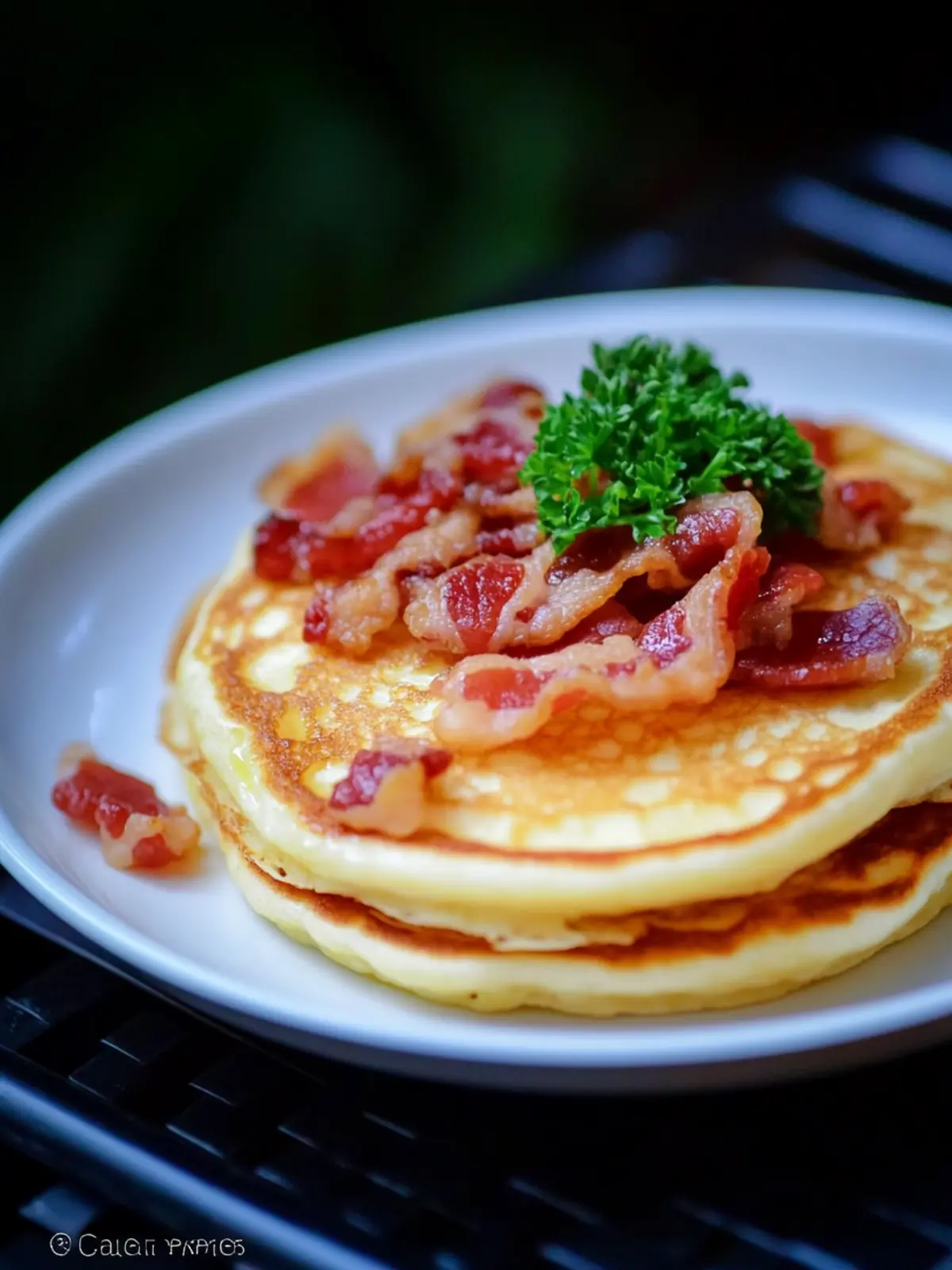 Bacon Stuffed Pancake