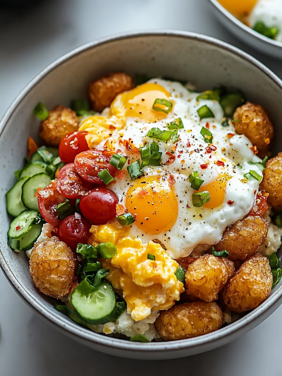 Irresistible Tater Tot Breakfast Bowl for Busy Mornings 3 Tater Tot Breakfast Bowl