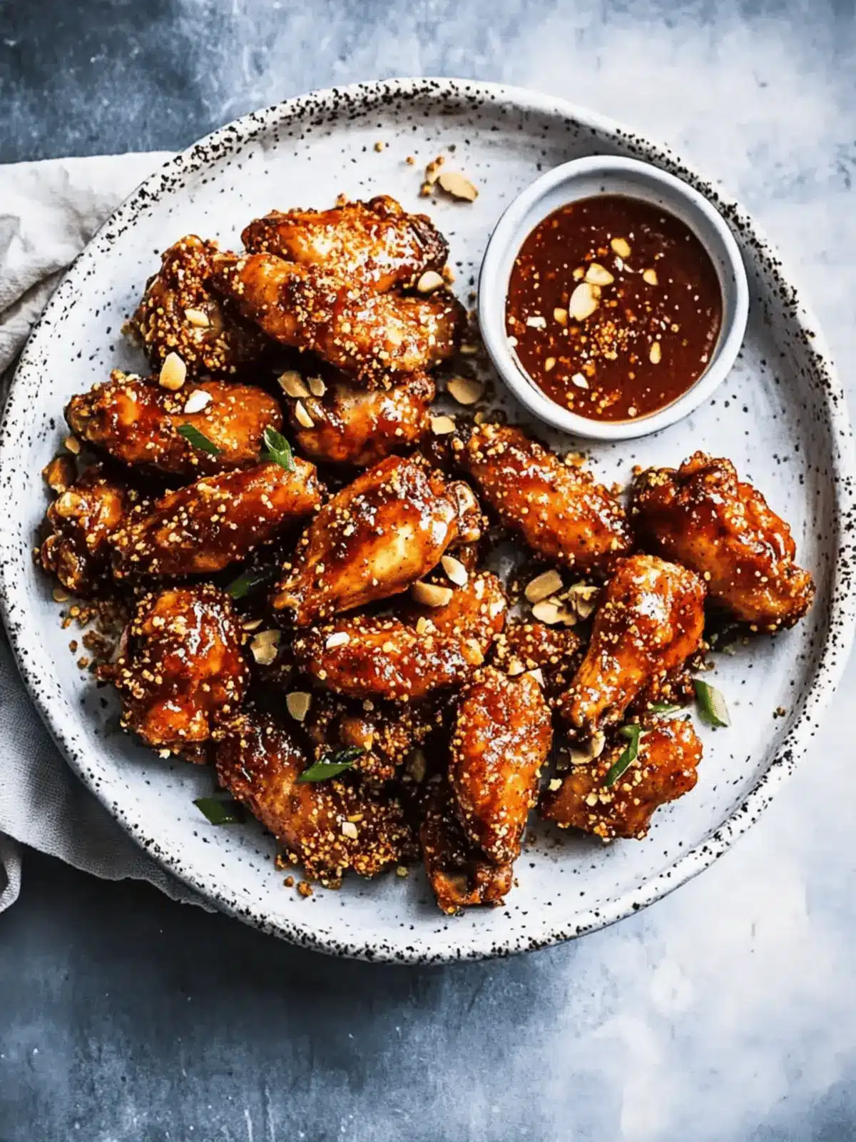 Harissa Hot Wings with Hazelnut Dukkah for Flavor Lovers 4 Harissa hot wings with hazelnut dukkah
