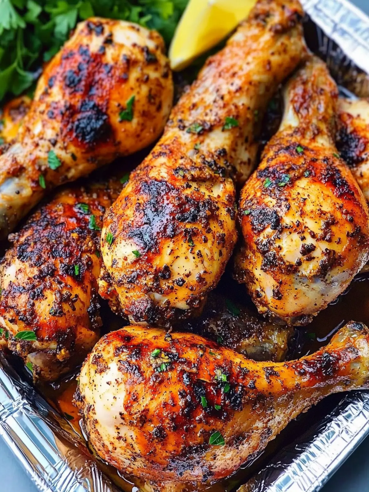 Cajun Spiced Grilled Chicken Drumsticks