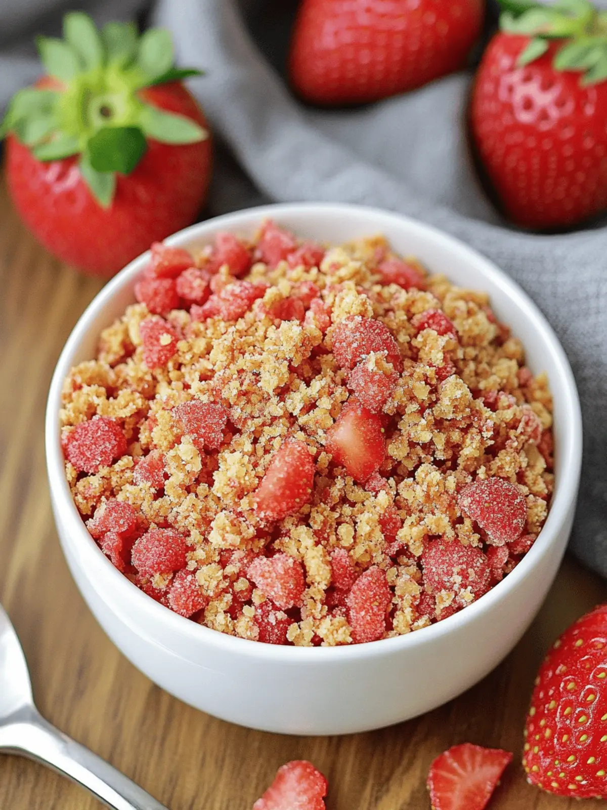 Create Irresistible Homemade Strawberry Crunch in Just 3 Steps 4 Homemade Strawberry Crunch