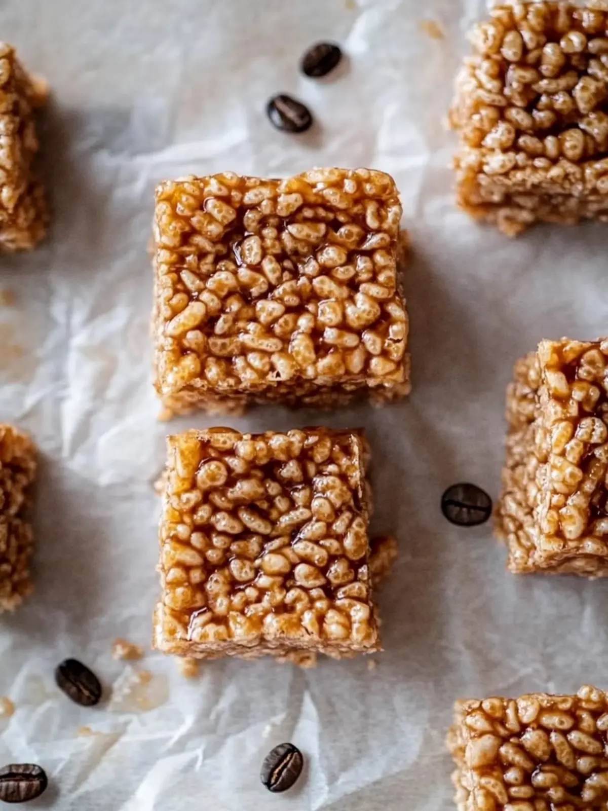 Vietnamese Coffee Rice Krispie Treats