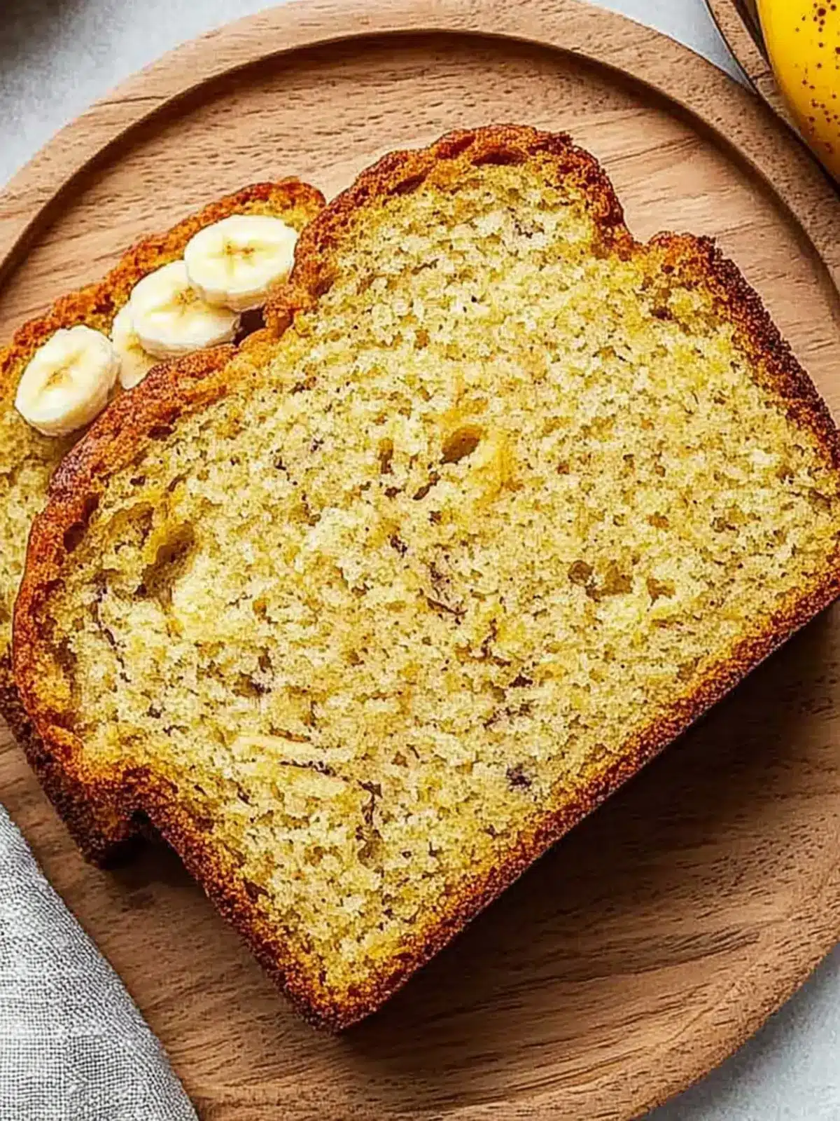3-Ingredient Banana Bread