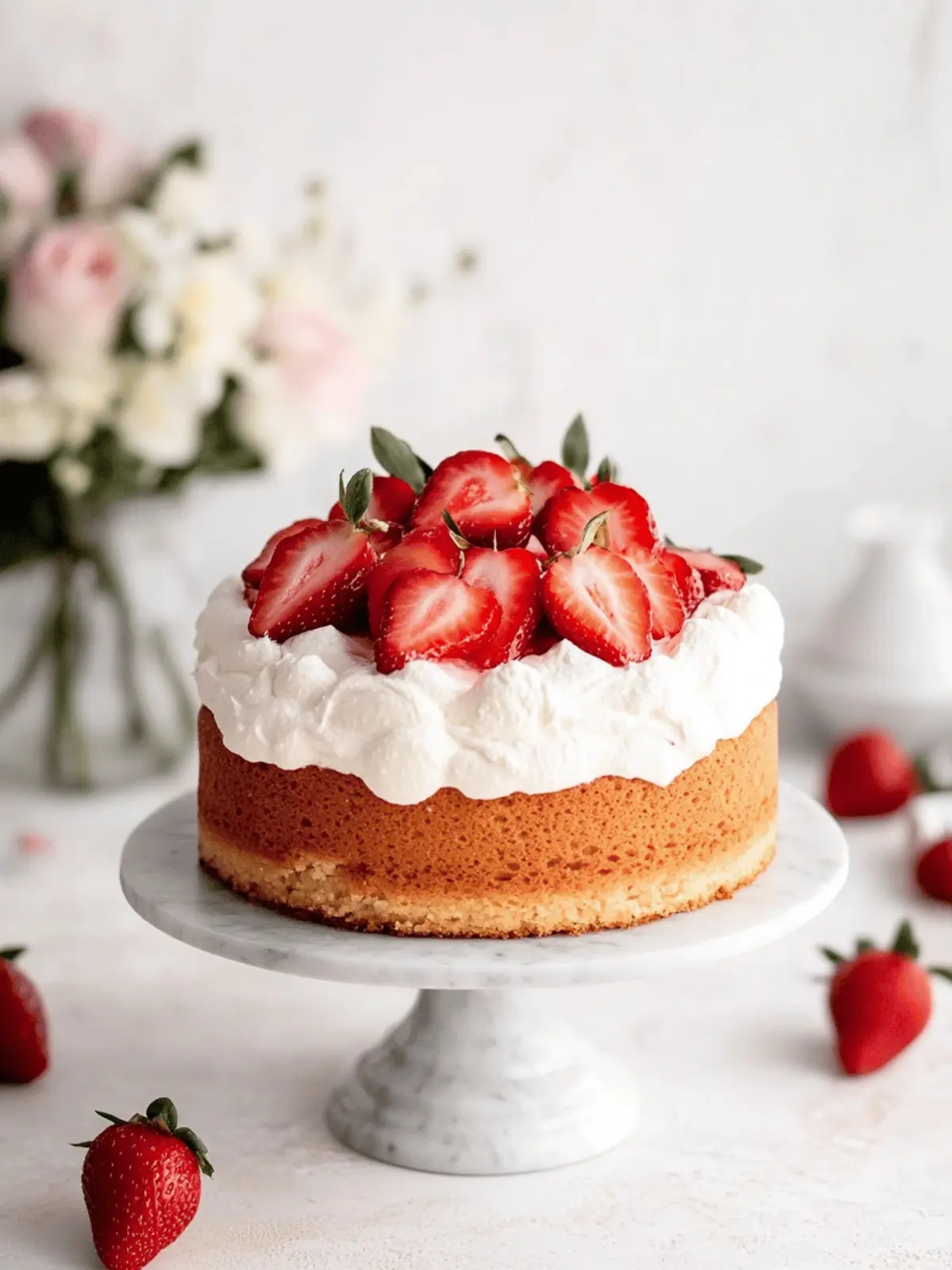 Strawberry Shortcake Cake