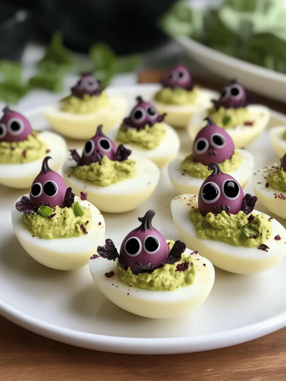 Creepy Deviled Eggs: Spooky Savory Treats for Halloween Fun 3 Creepy Deviled Eggs: A Spooky Savory Appetizer For Halloween