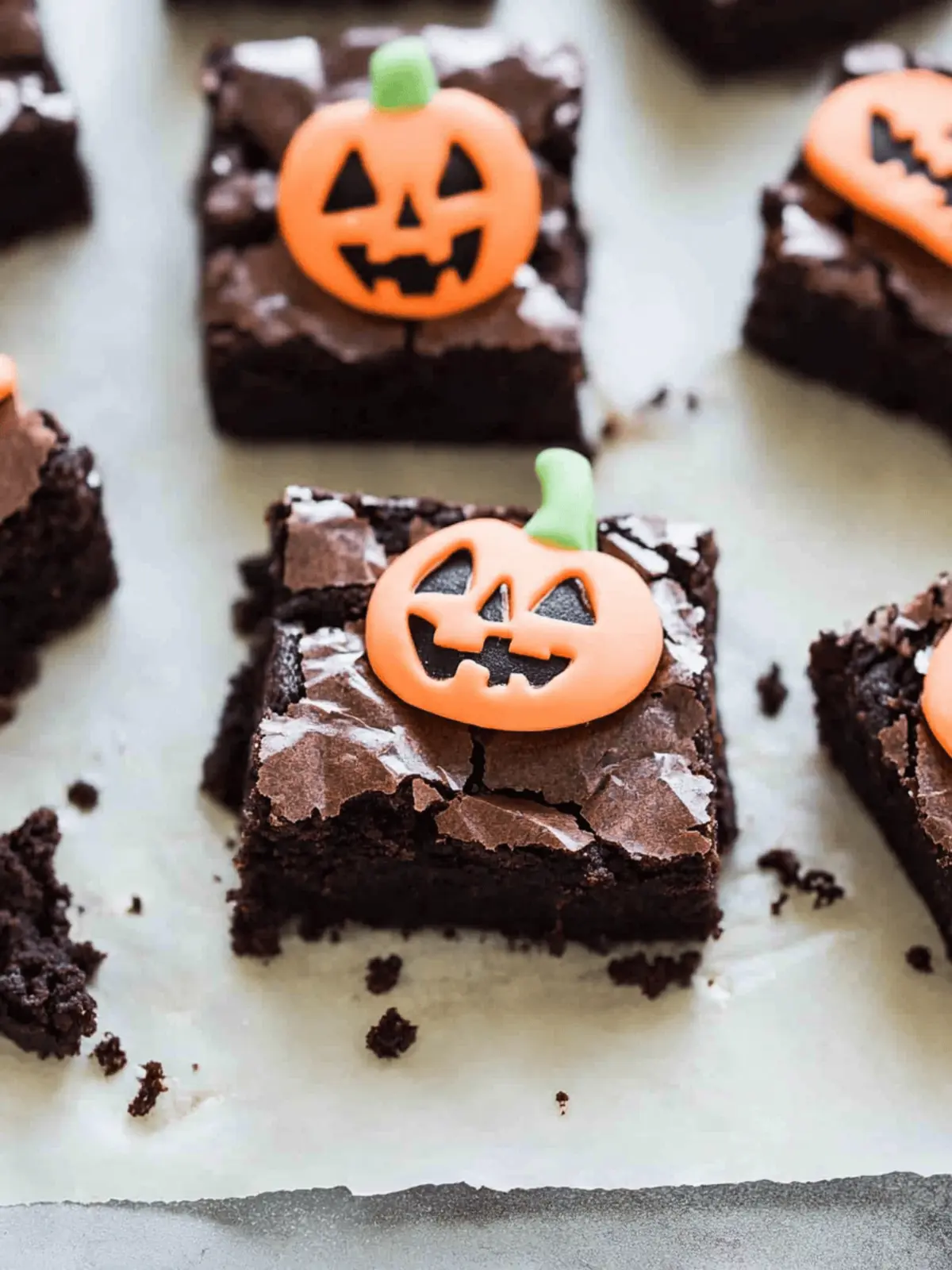 Spooktacular Halloween Brownies with Easy Graveyard Decor 4 Halloween Brownies