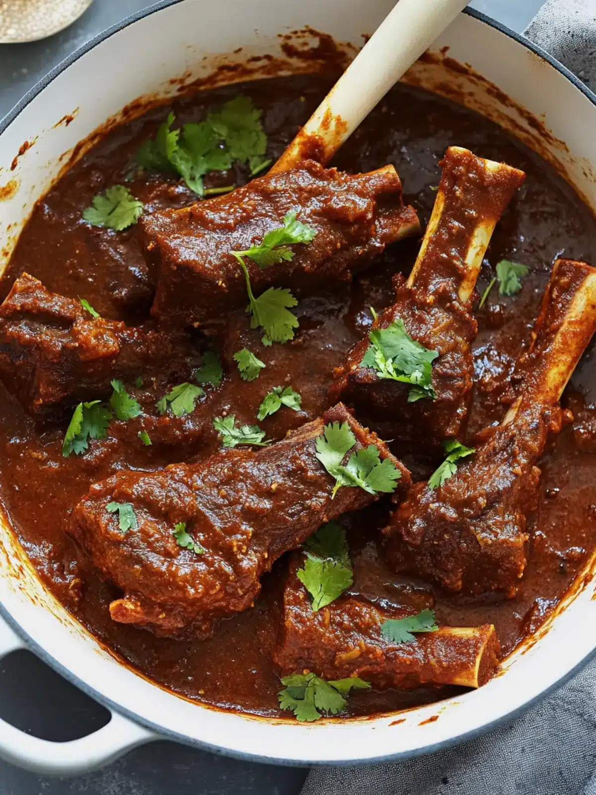 Slow Cooked Rogan Josh Beef Short Ribs