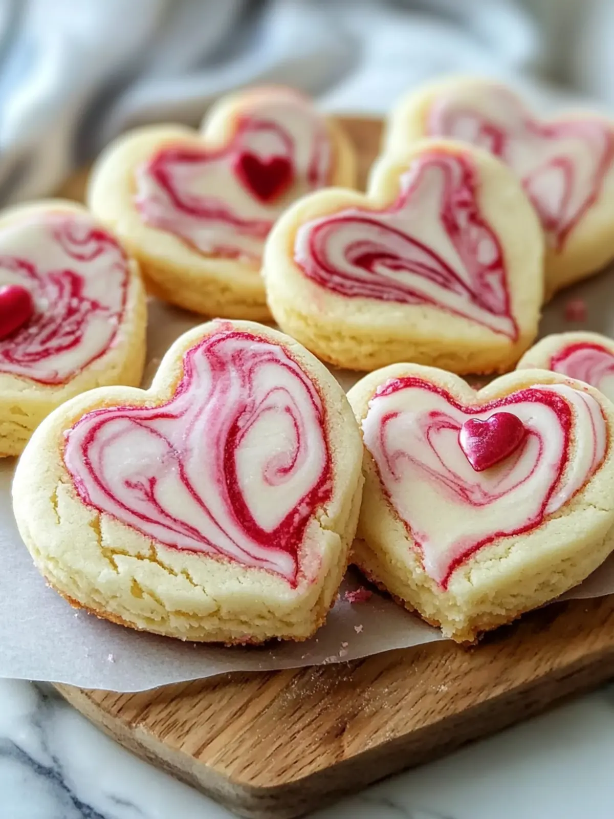 Create Marbled Valentine Sugar Cookies for Sweet Love Moments 4 Marbled Valentine Sugar Cookies