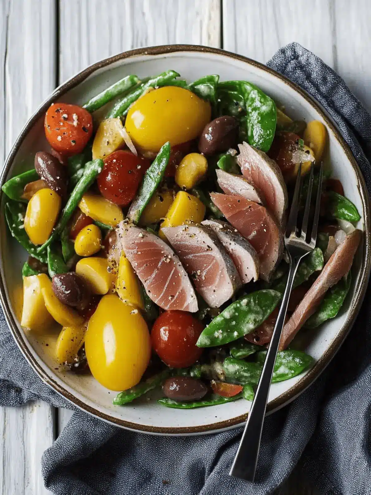 Savor Salade NiÃ§oise With Fresh Tuna: A Healthy Delight