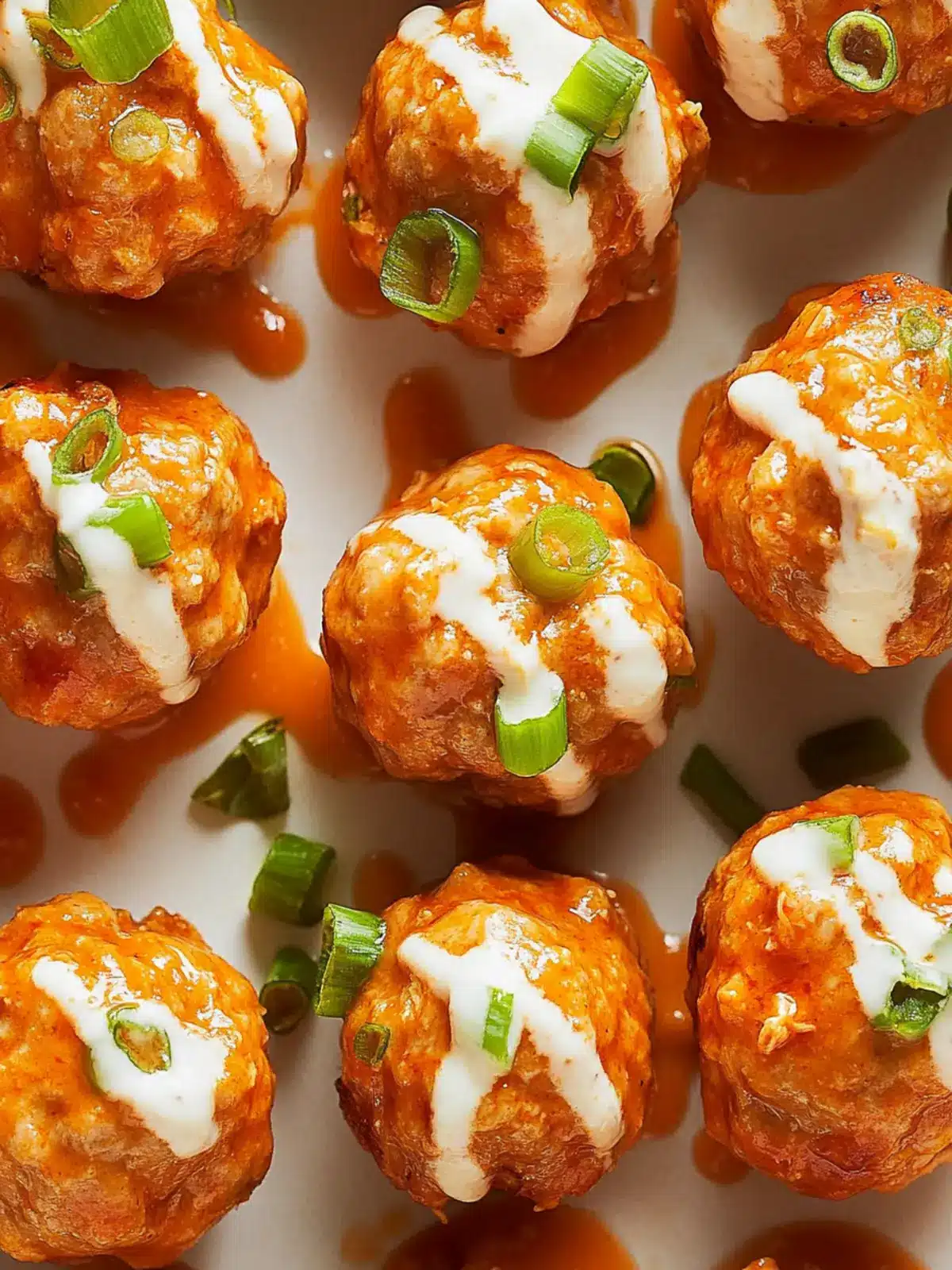 Buffalo Chicken Meatballs