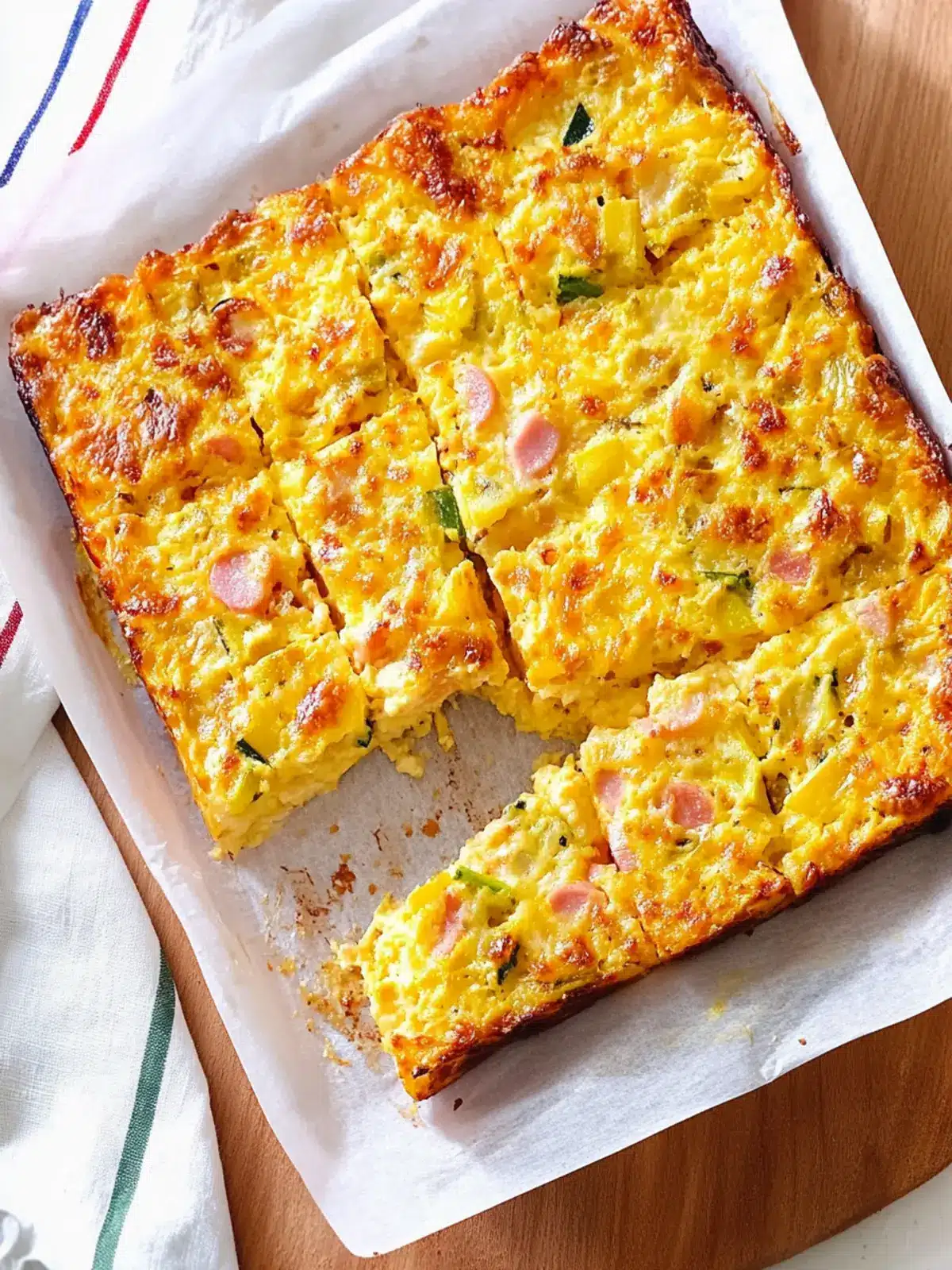 Savory Ham Cheese and Veggie Bake for Happy Family Meals 4 Ham Cheese and Veggie Bake
