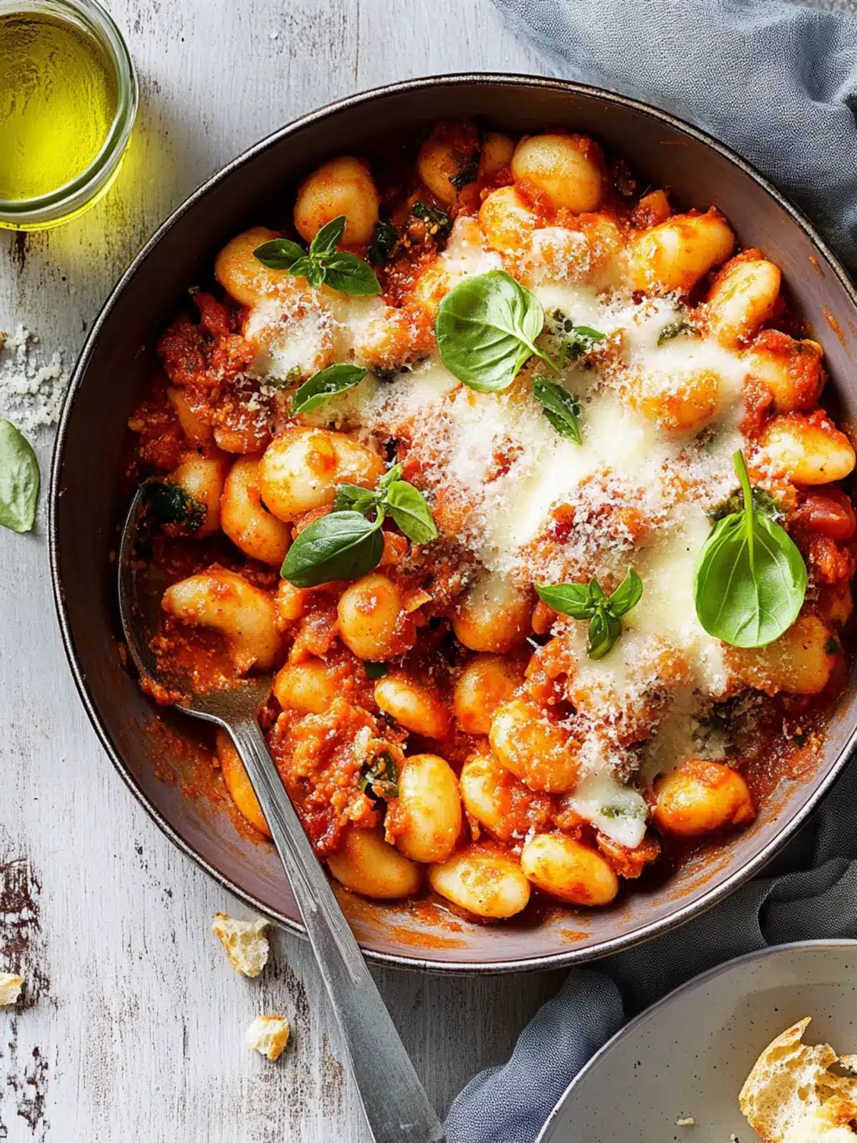 Gnocchi with Quick Romesco Sauce