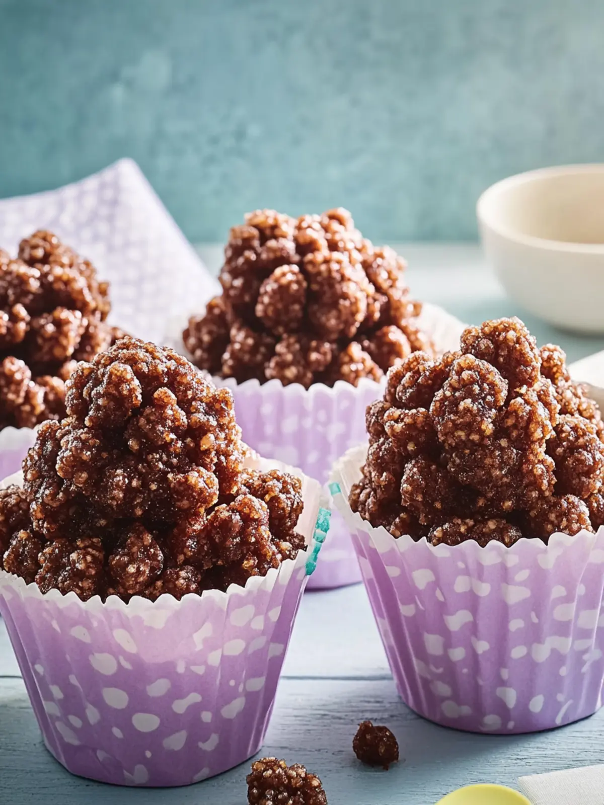 Less Sugar Chocolate Crackles for Guilt-Free Indulgence 4 Chocolate Crackles (Less Sugar)