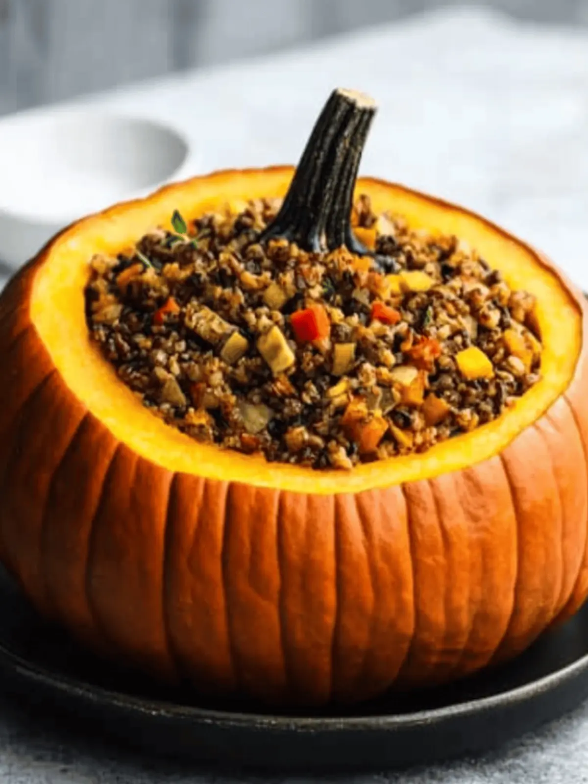 Dinner in a Pumpkin