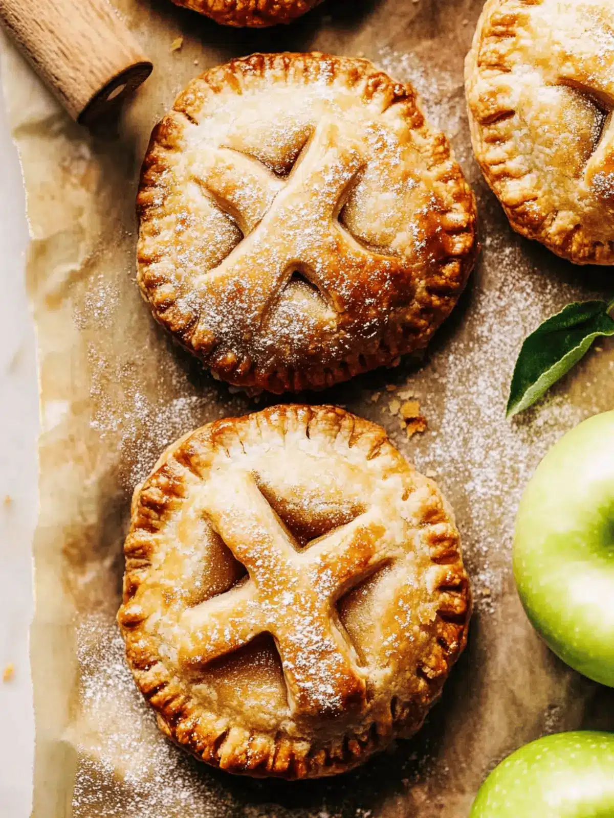 Delicious Mini Apple Hand Pies Perfect for Cozy Evenings 4 Mini Apple Hand Pies