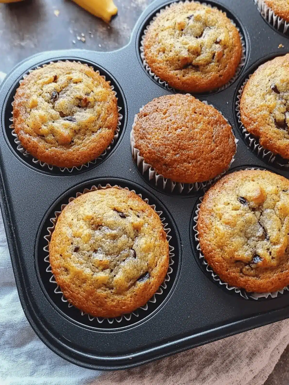 Ripe Plantain Muffins | nenthra pazham muffins