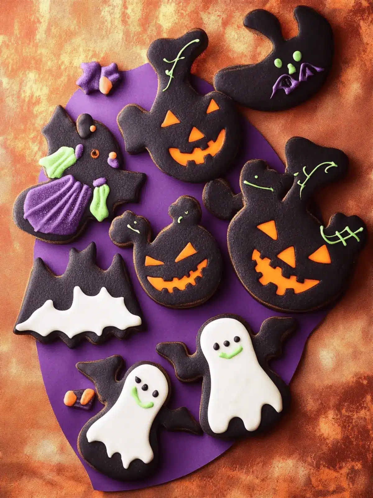 Halloween Decorated Cookies
