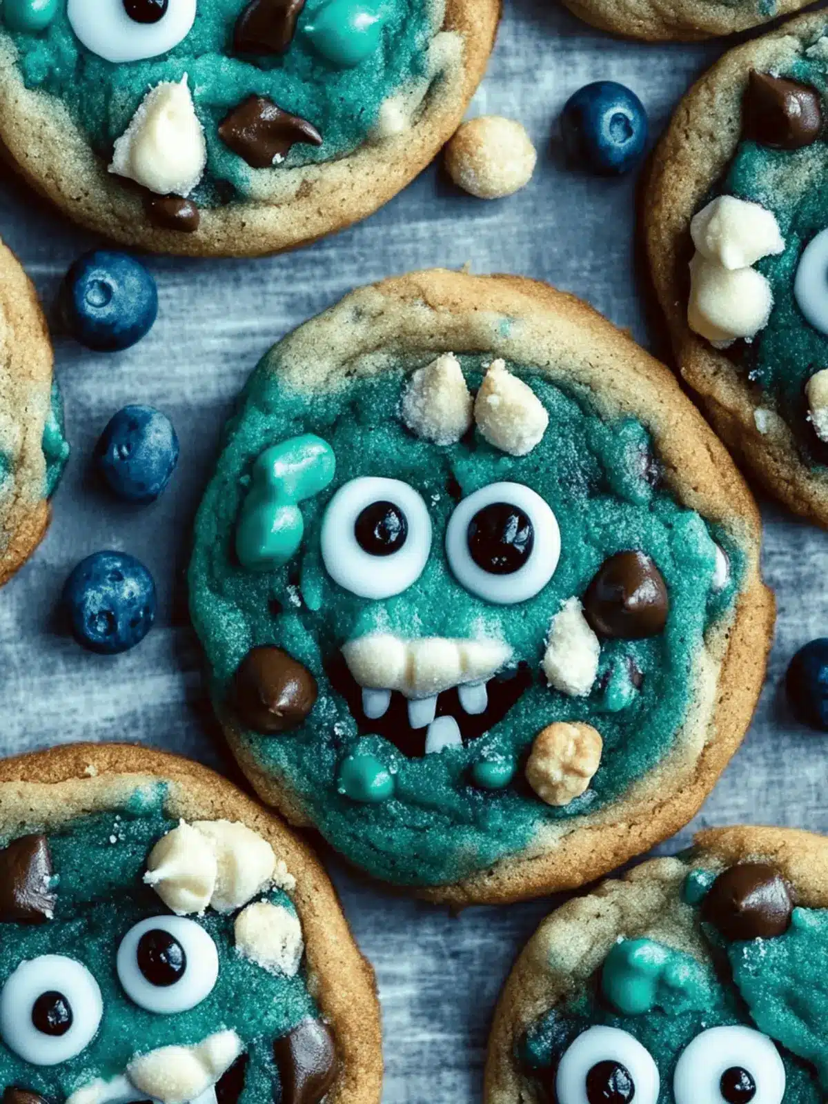 Cookie Monster Cookies: Fun Treats that Steal the Show! 3 Cookie Monster Cookies
