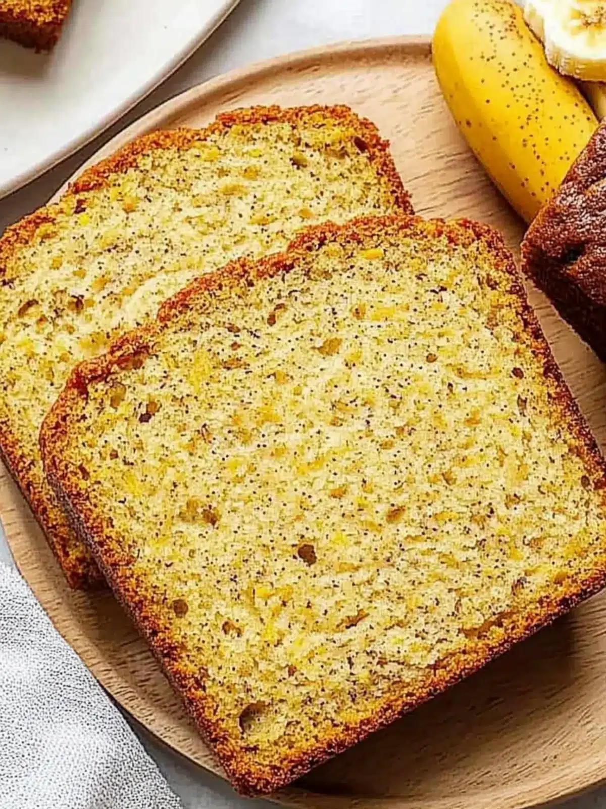 3-Ingredient Banana Bread